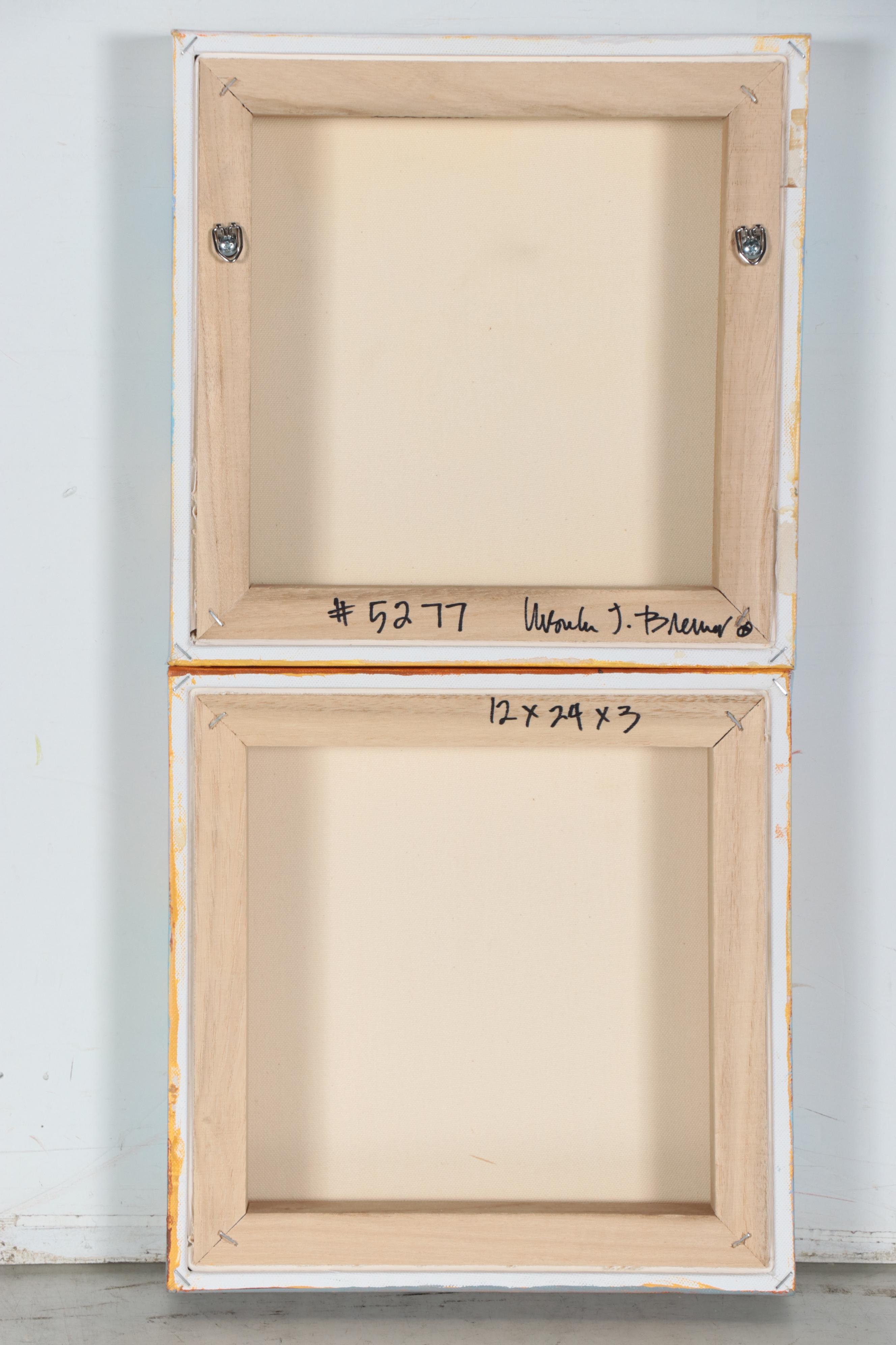 Ursula J. Brenner Non-objective Mixed Media Painting, 21st Century