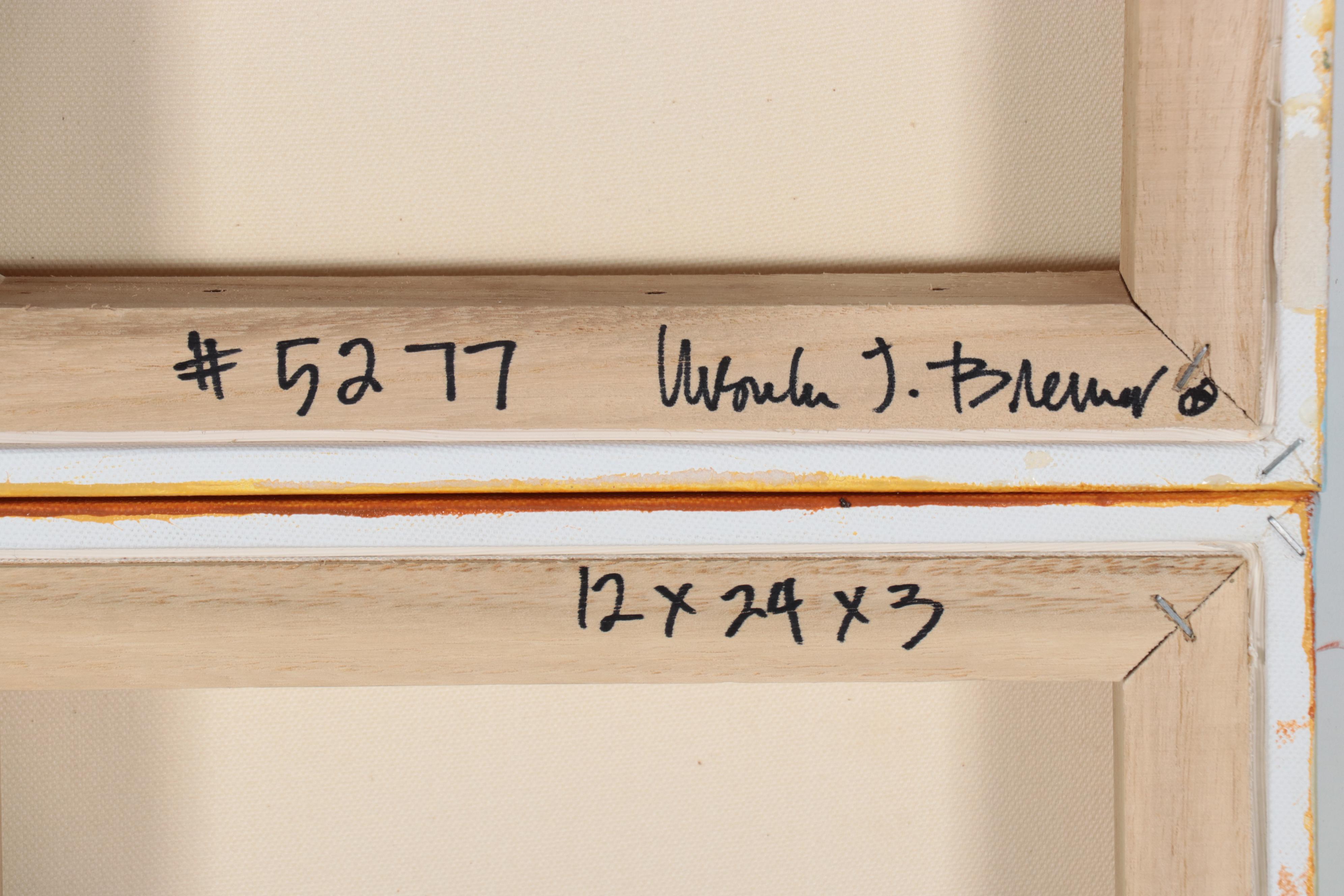 Ursula J. Brenner Non-objective Mixed Media Painting, 21st Century