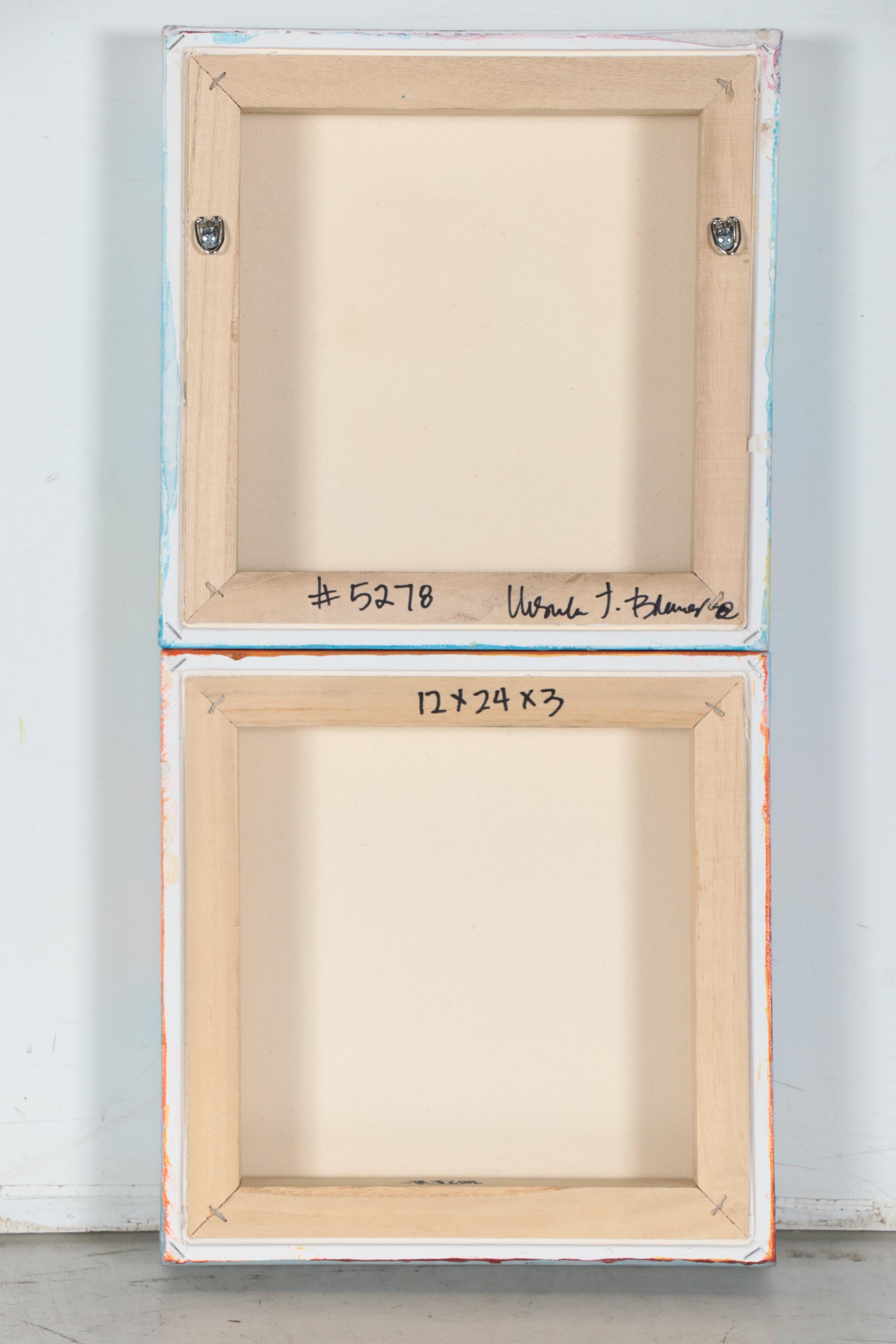 Ursula J. Brenner Non-objective Mixed Media Painting, 21st Century