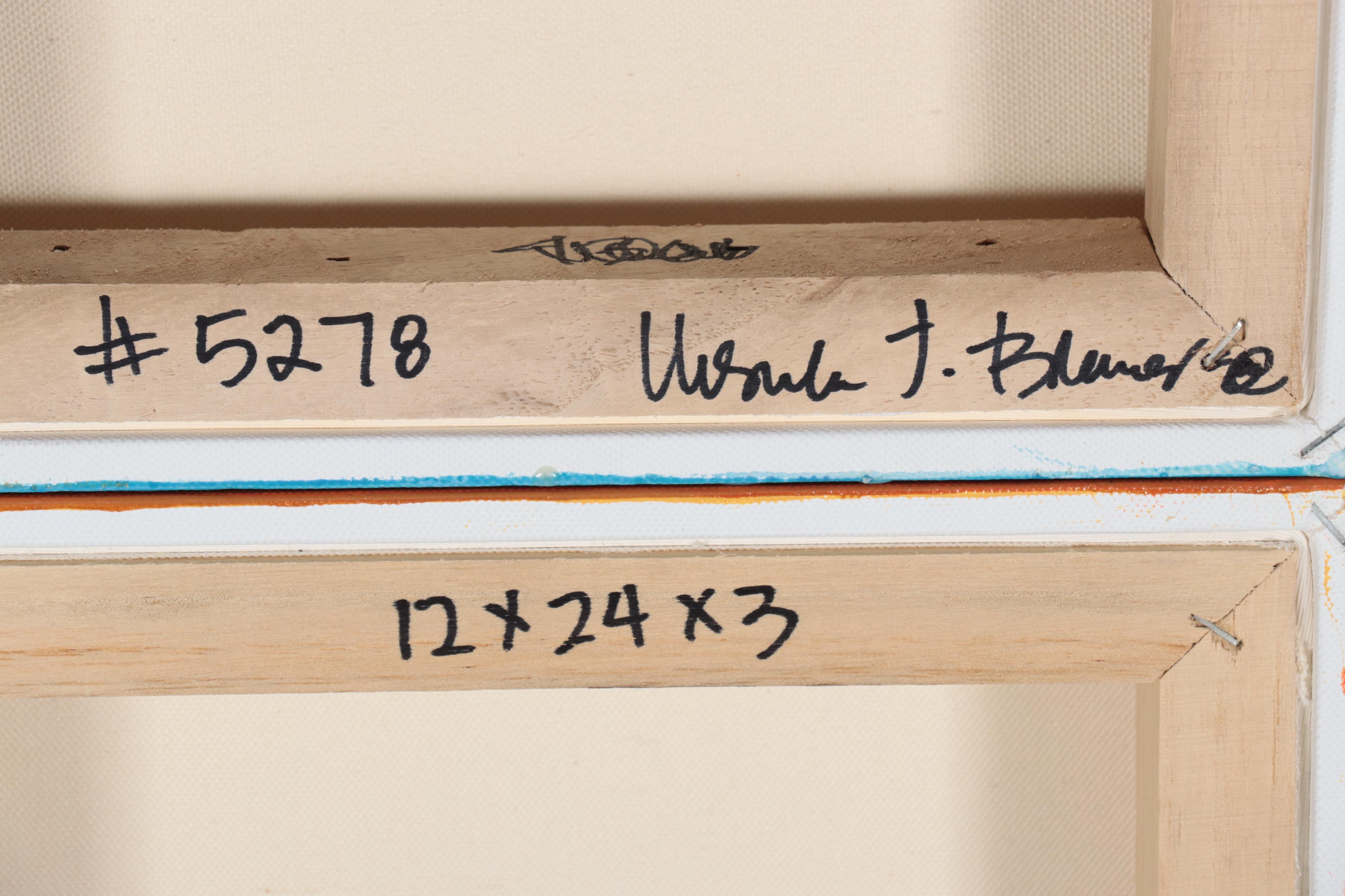 Ursula J. Brenner Non-objective Mixed Media Painting, 21st Century