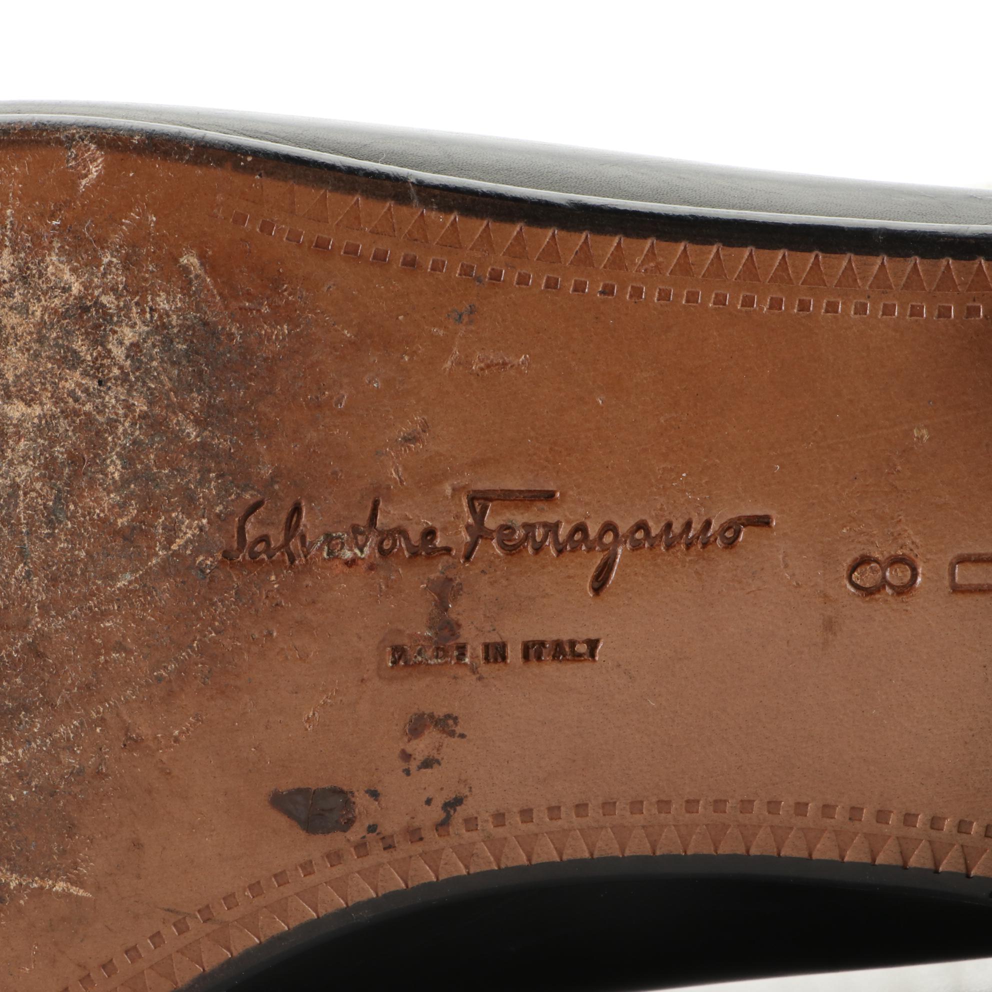 Salvatore Ferragamo Penny Loafers in Leather