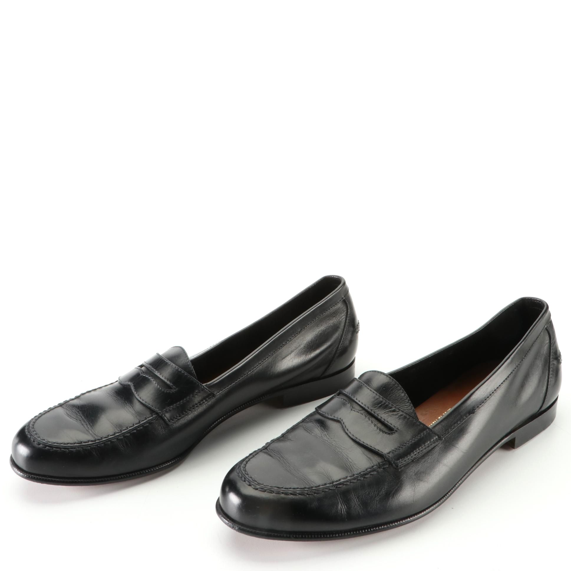 Salvatore Ferragamo Penny Loafers in Leather