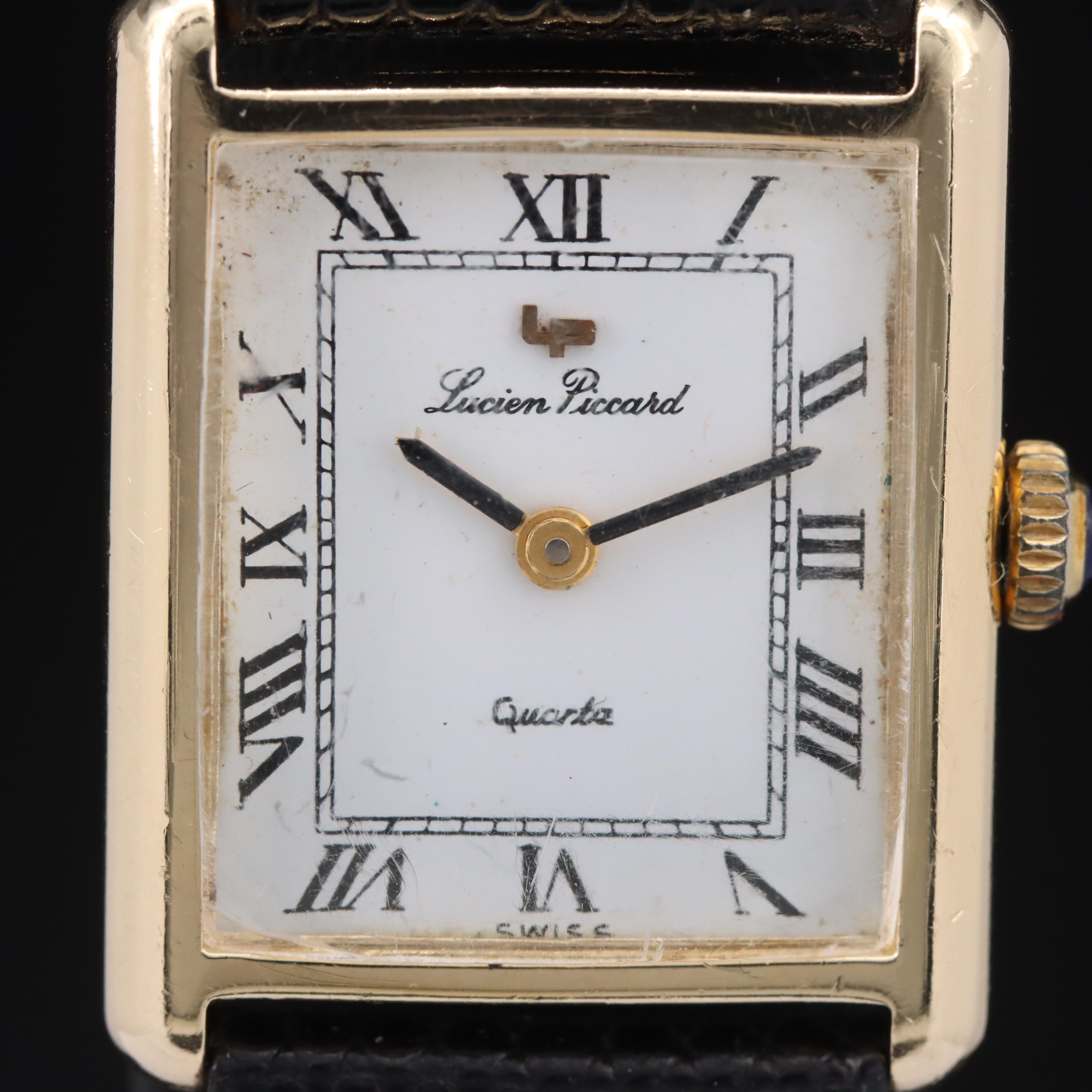 14K Lucien Piccard Quartz Watch