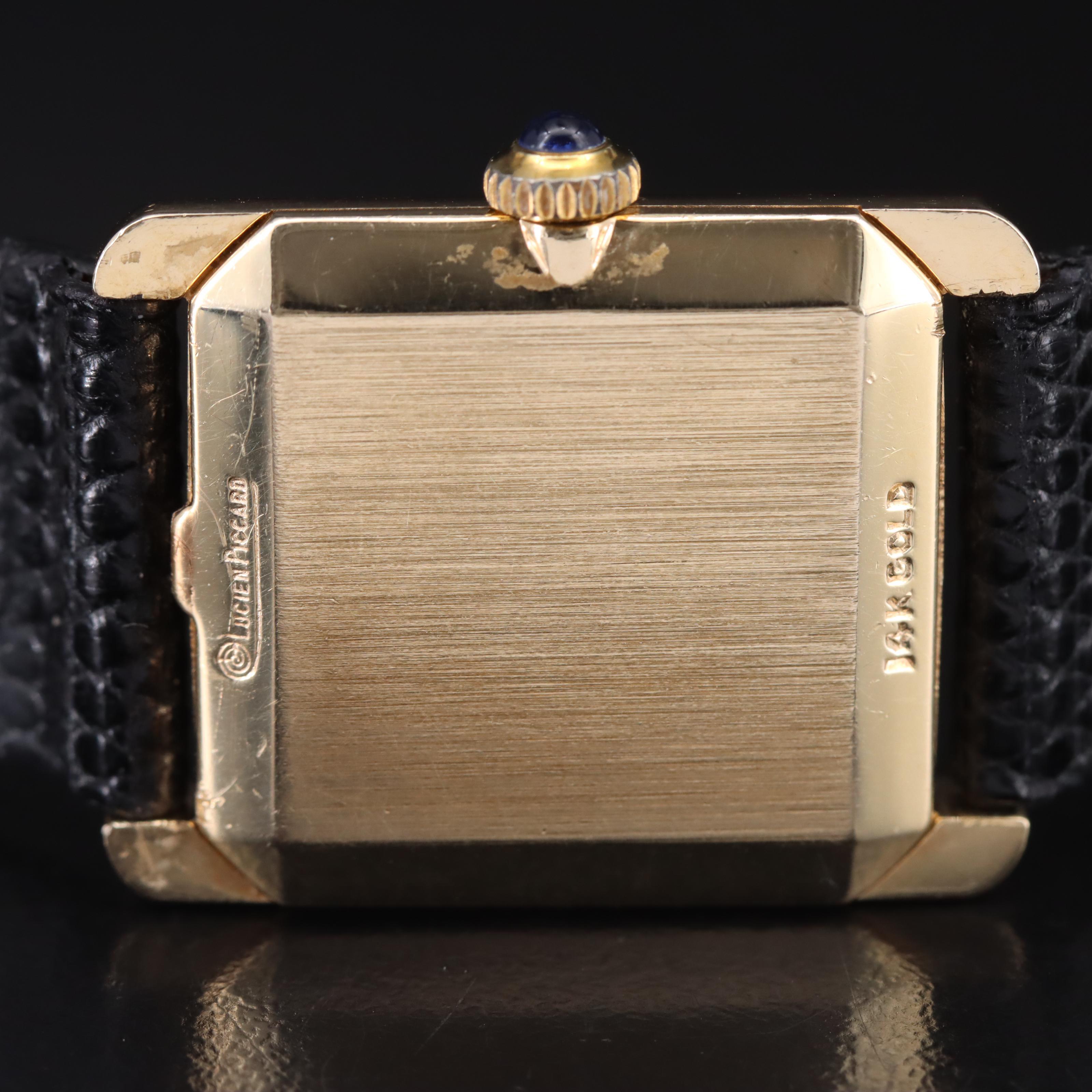 14K Lucien Piccard Quartz Watch