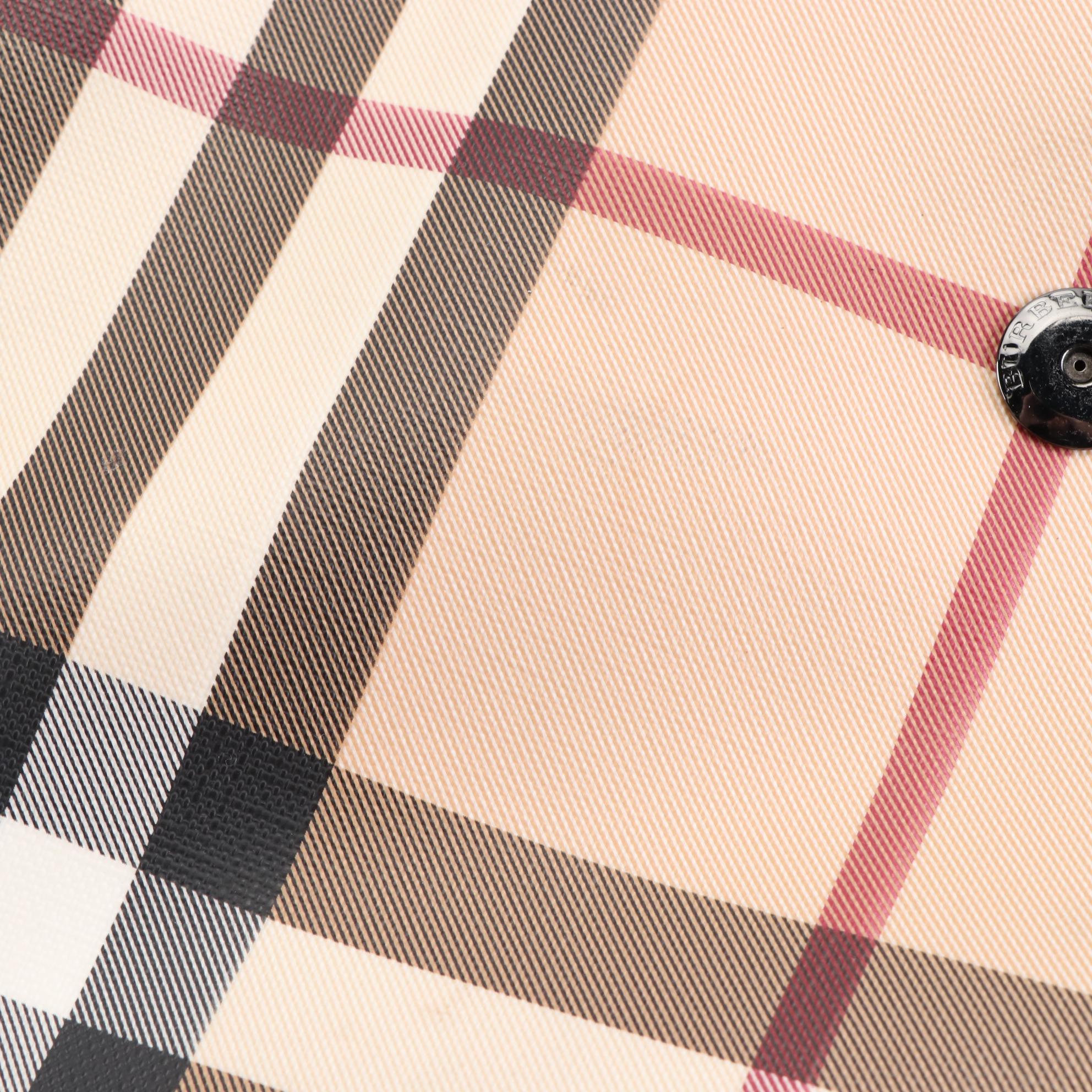 Burberry Brooke Hobo Bag in Nova Check Coated Canvas and Patent Leather Trim