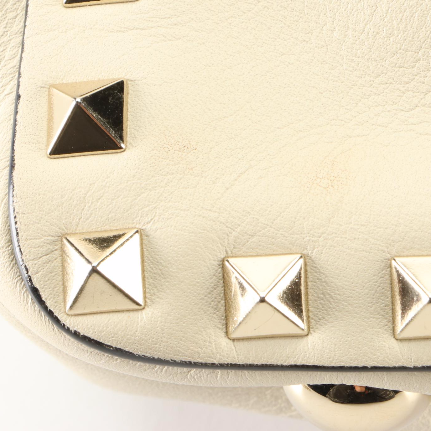 Valentino Mini Rockstud Bag in Grained Leather