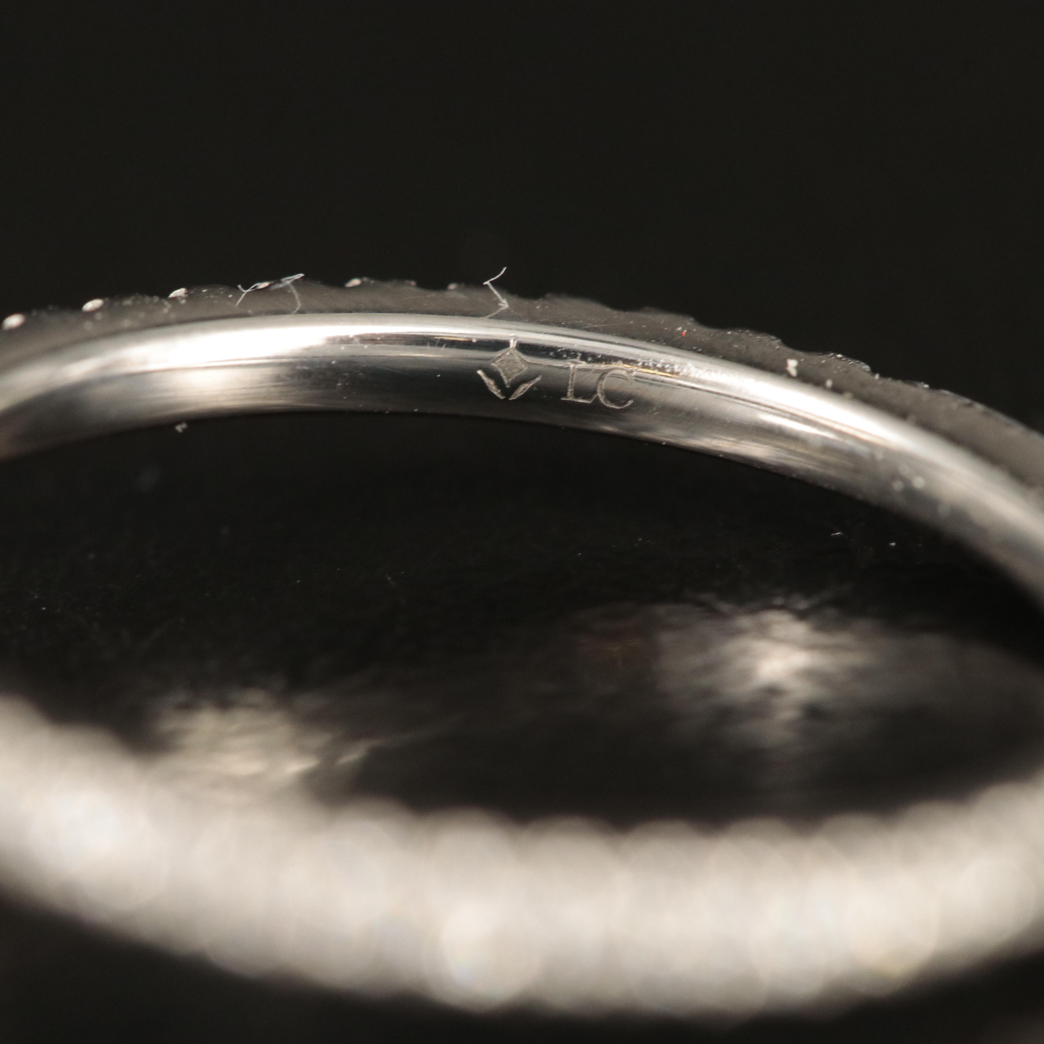 Platinum 2.68 CTW Lab Grown Diamond Ring with Online Digital IGI Report