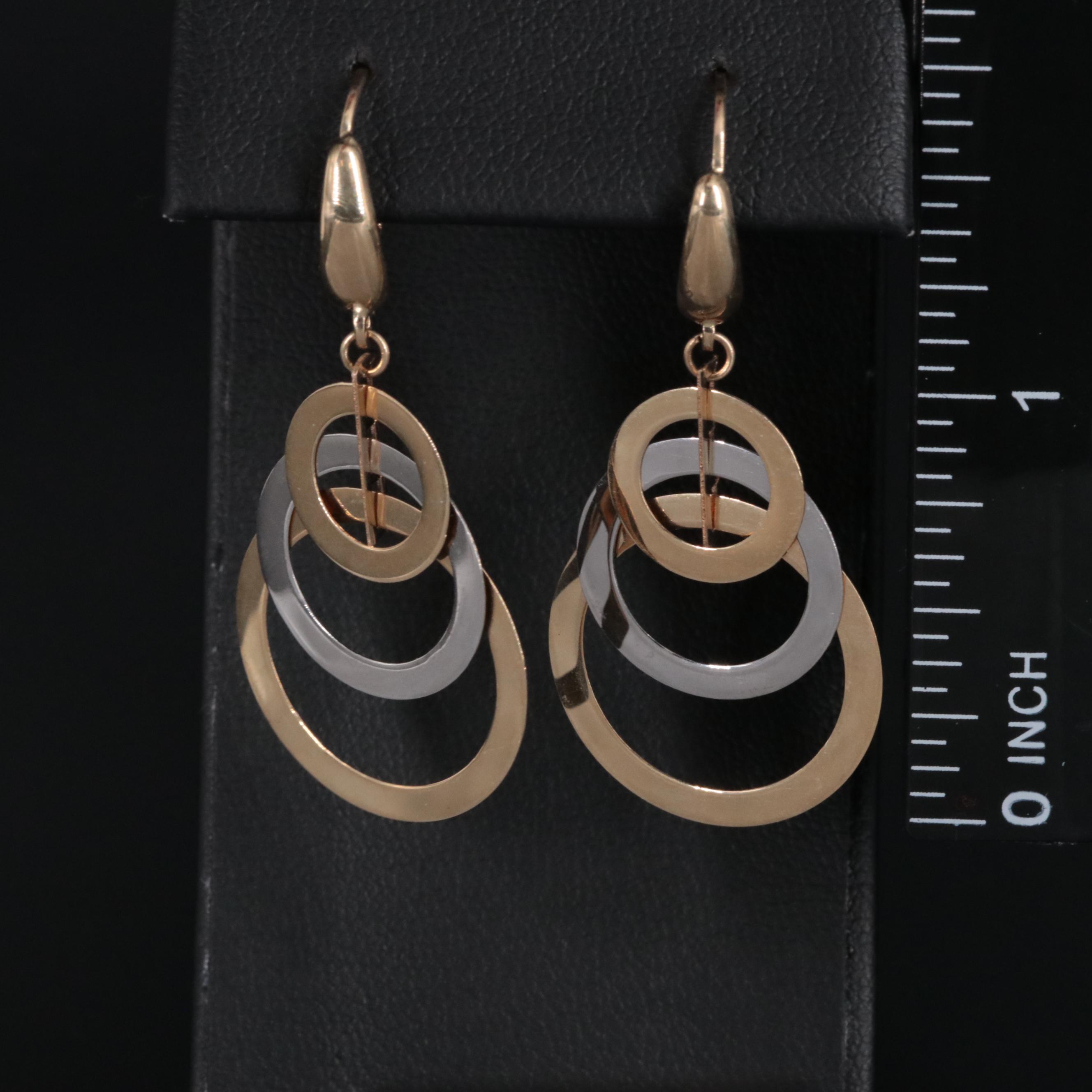14K Dangle Earrings