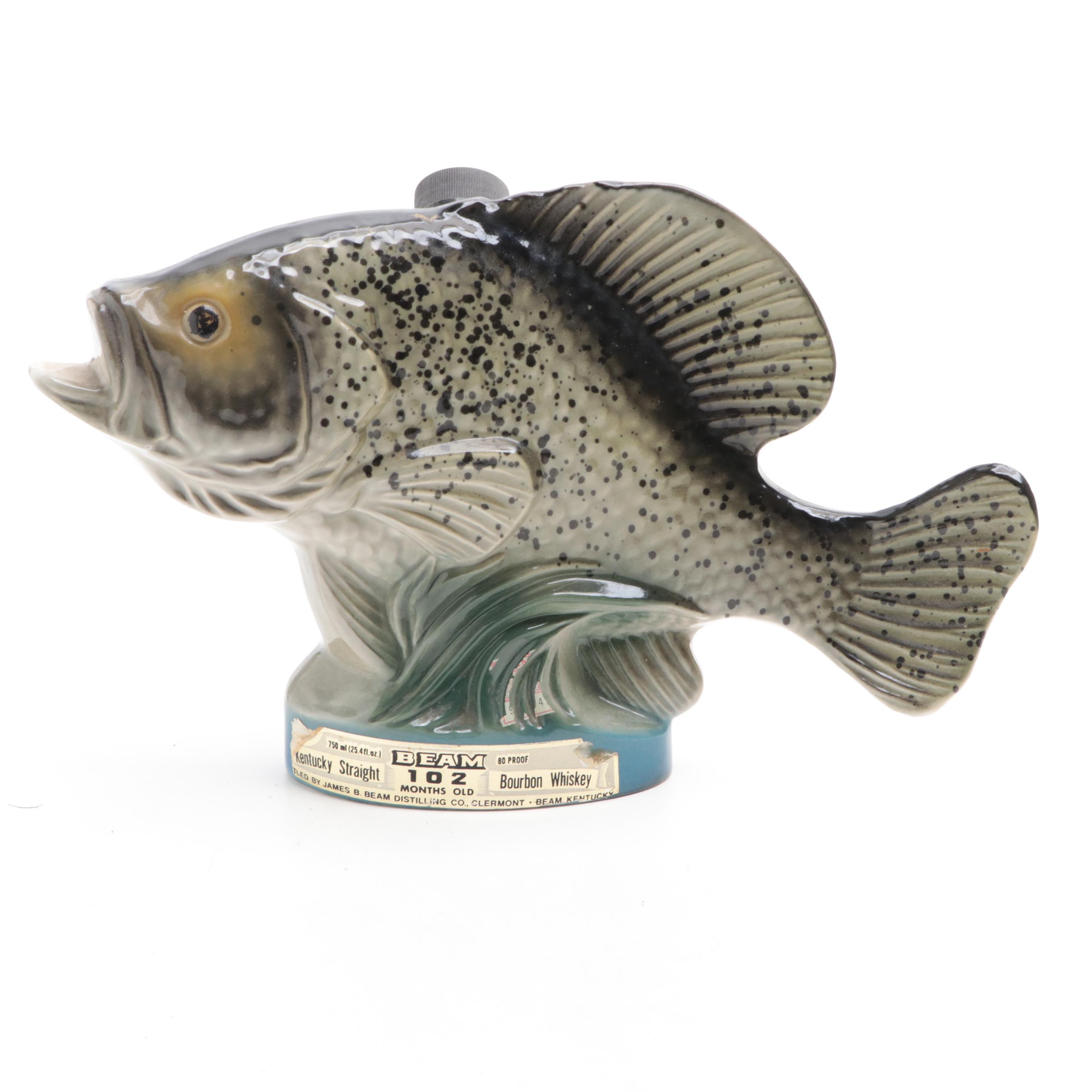 Beam and Other Ceramic Fish Shaped Decanters