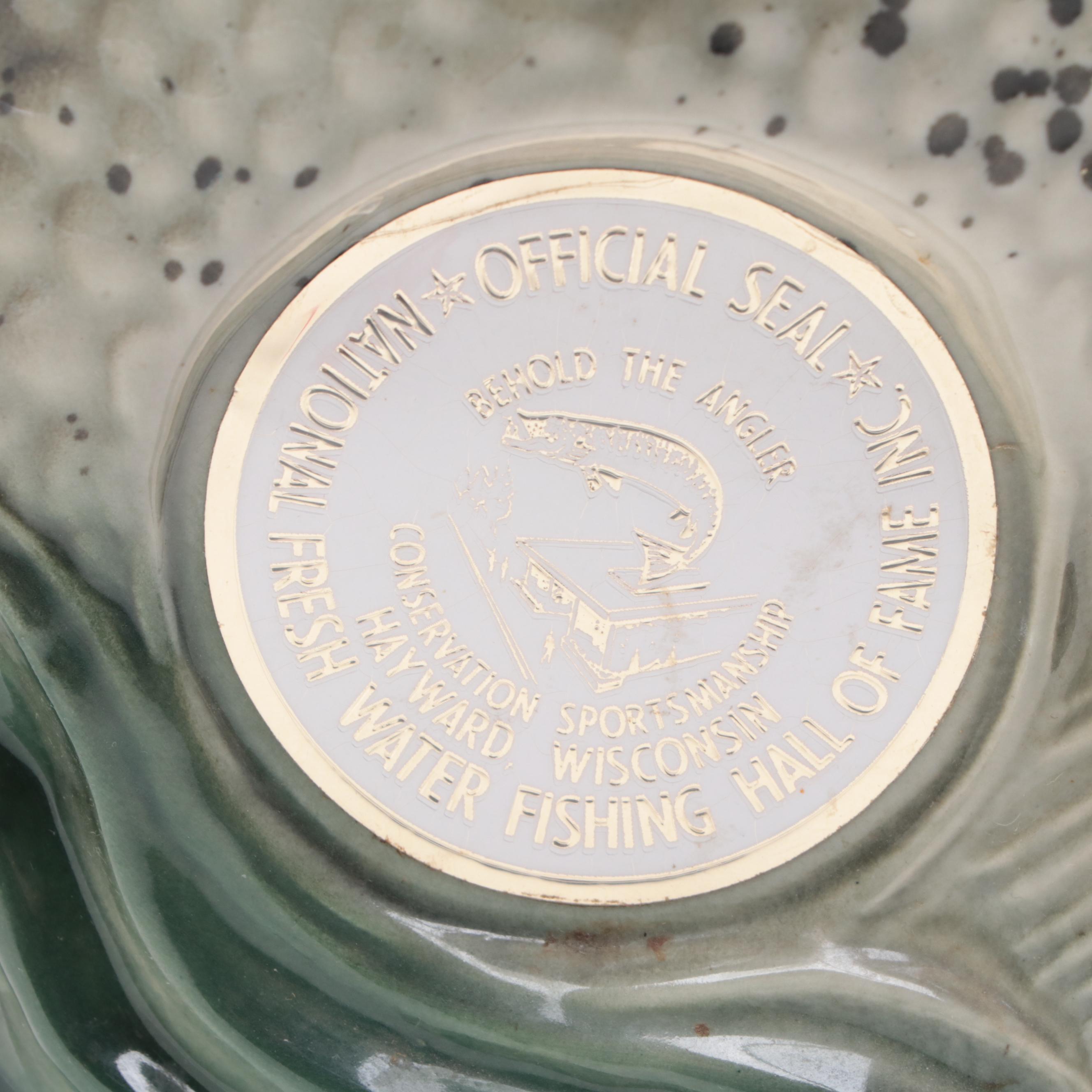 Beam and Other Ceramic Fish Shaped Decanters