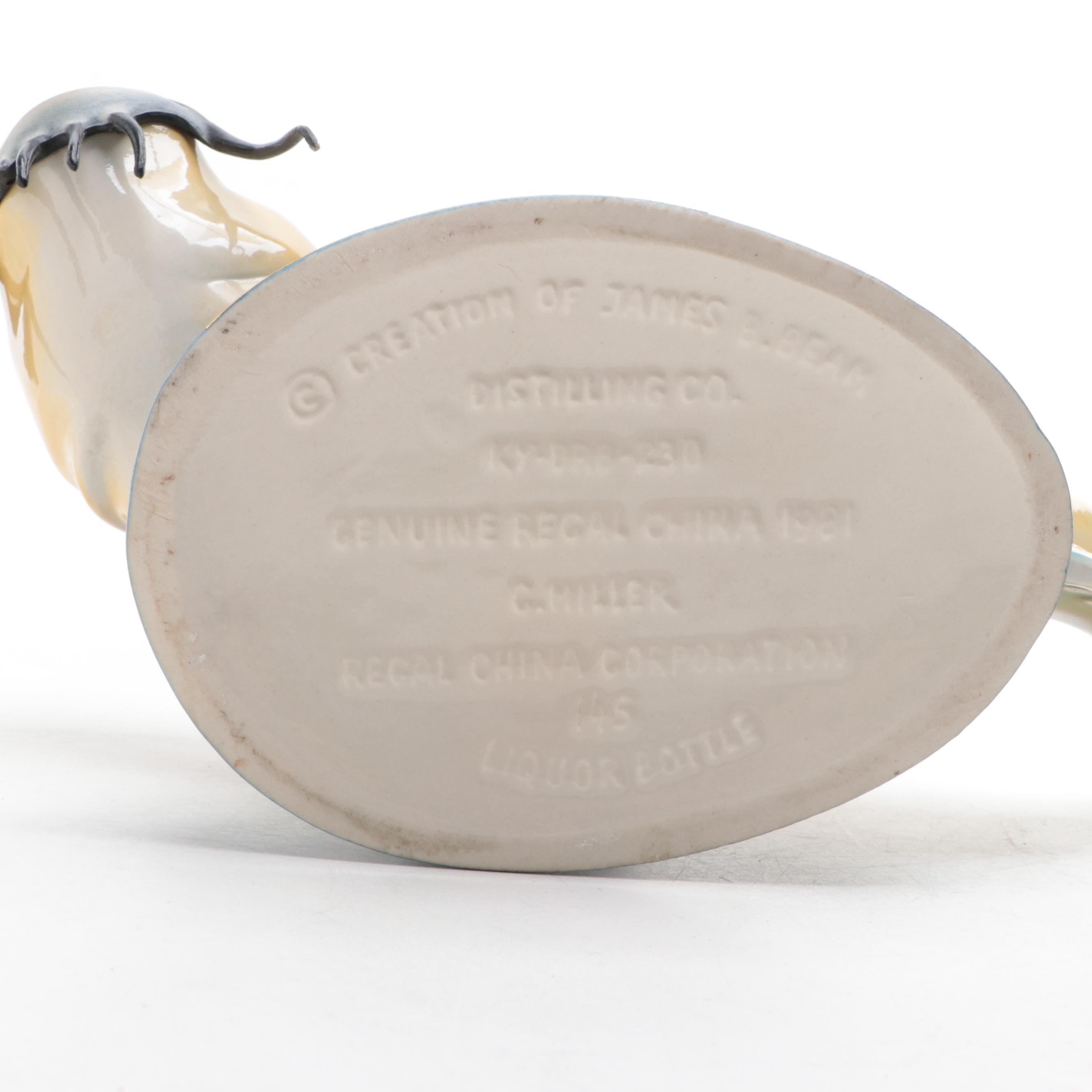 Beam and Other Ceramic Fish Shaped Decanters