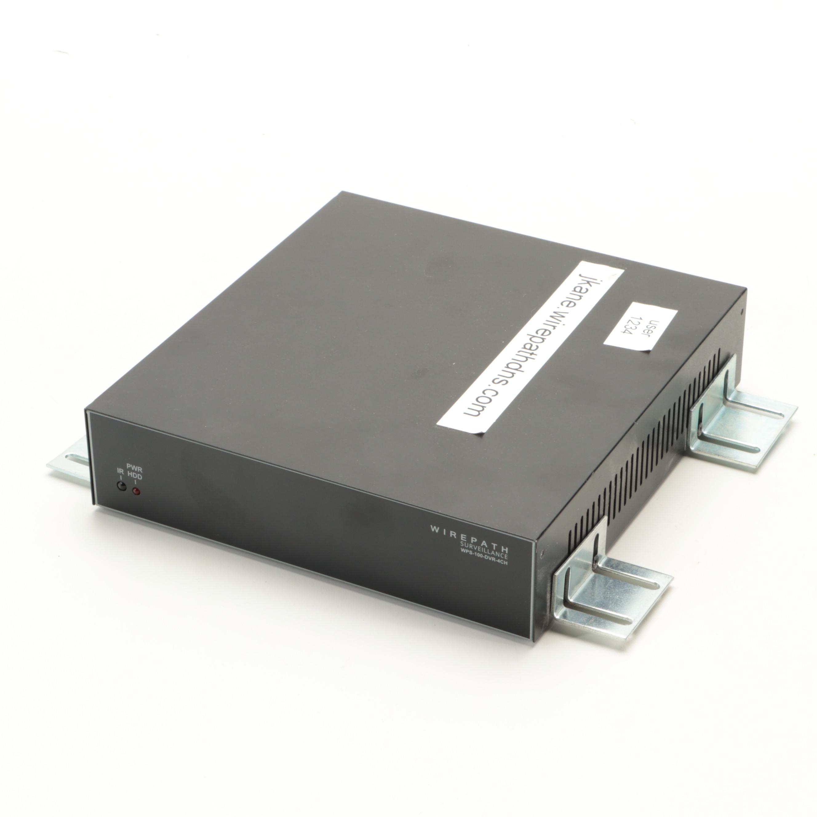 Wirepath Surveillance 100 Series 4-Channel Security Camera DVR