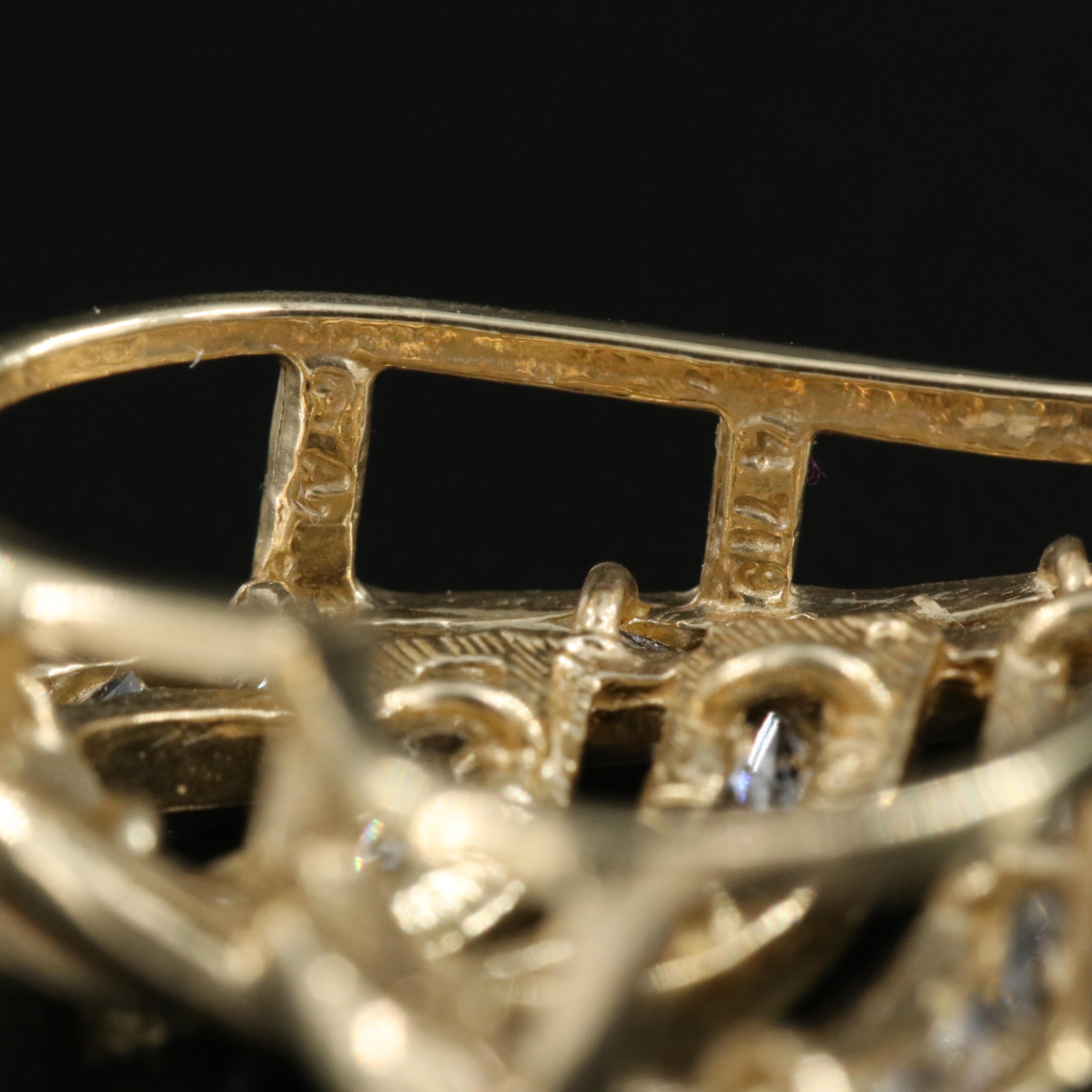 14K Diamond Heart Pendant