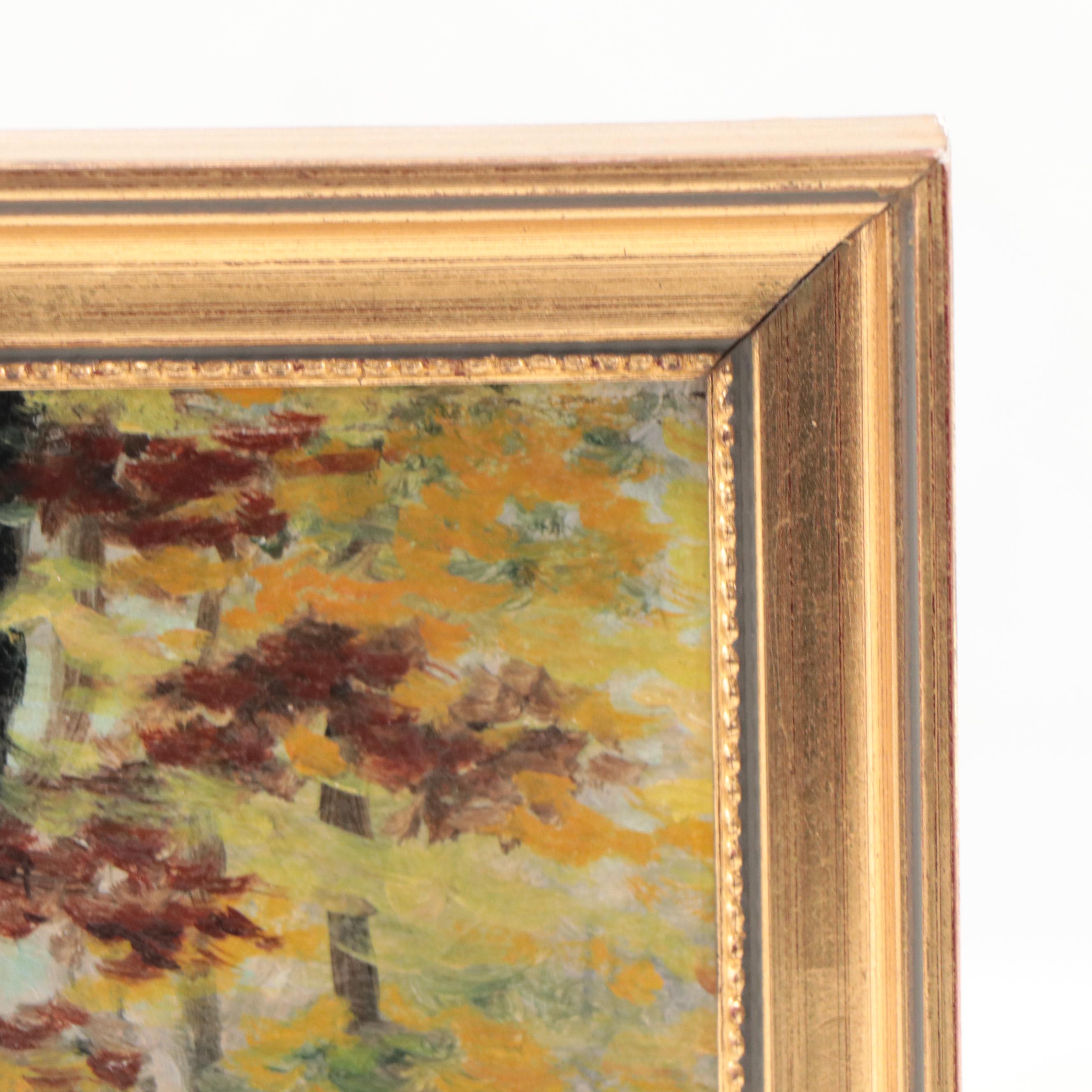 Forest Landscape Oil Painting