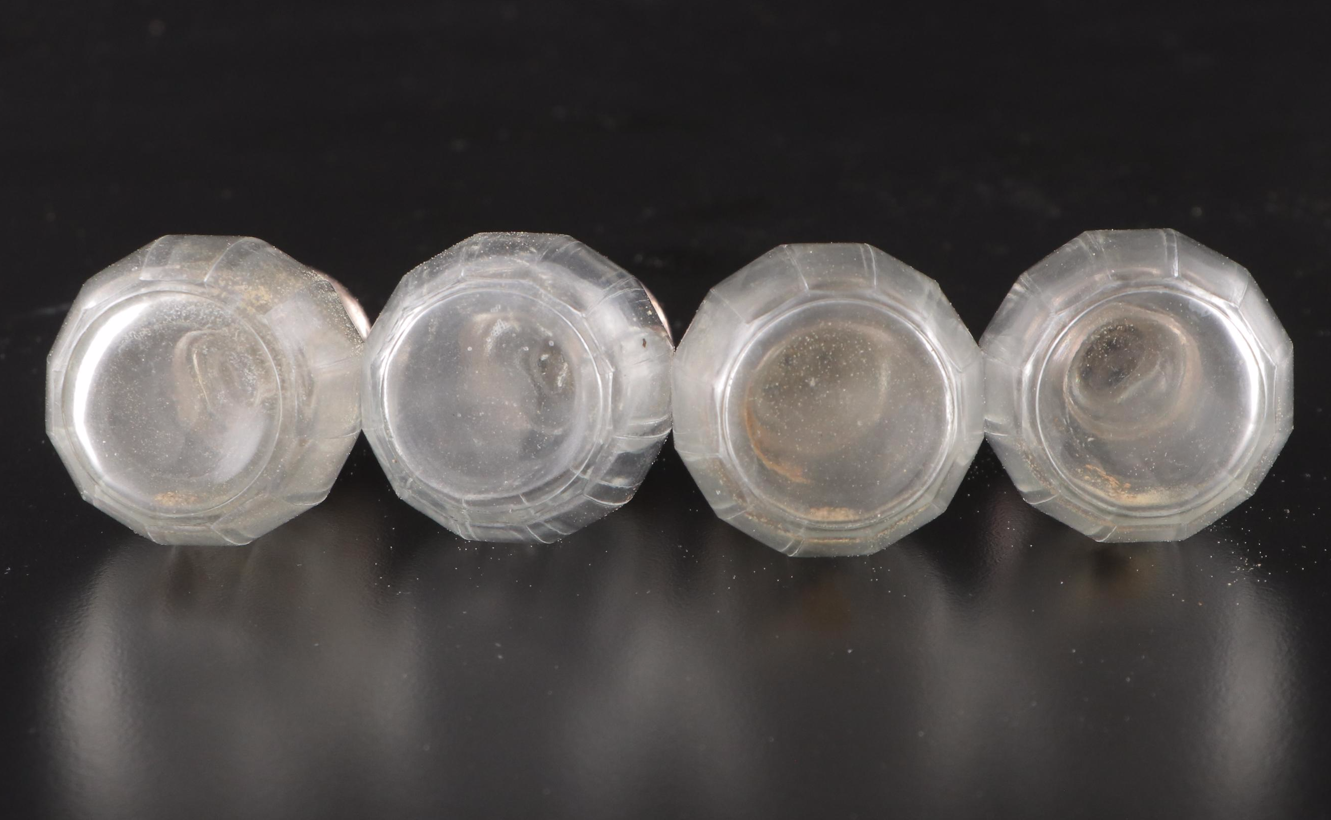 Gorham with Other Sterling Silver and Glass Shakers and Salt Cellars with Spoons