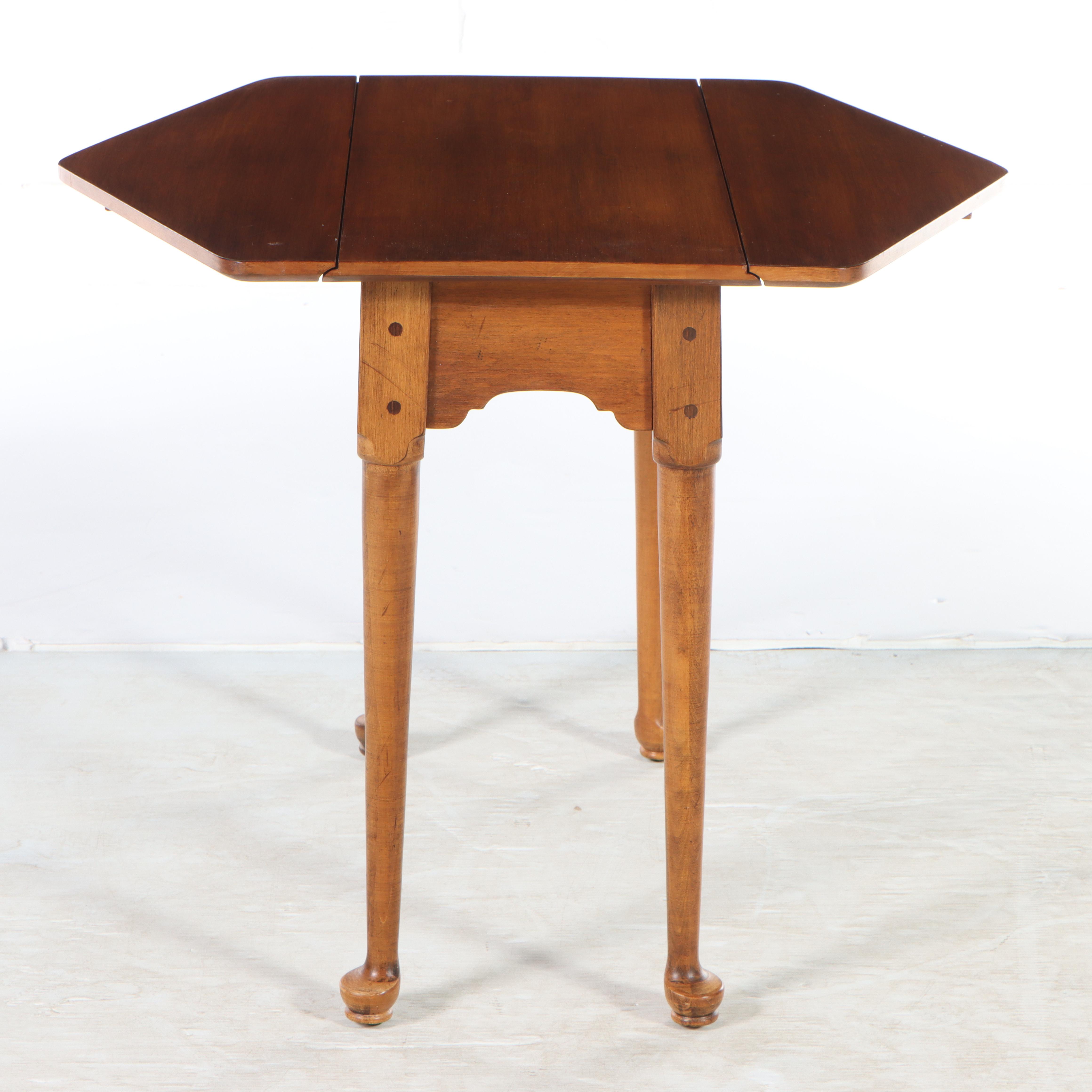 Ethan Allen "Circa" Maple Drop Leaf Side Table, Late 20th Century