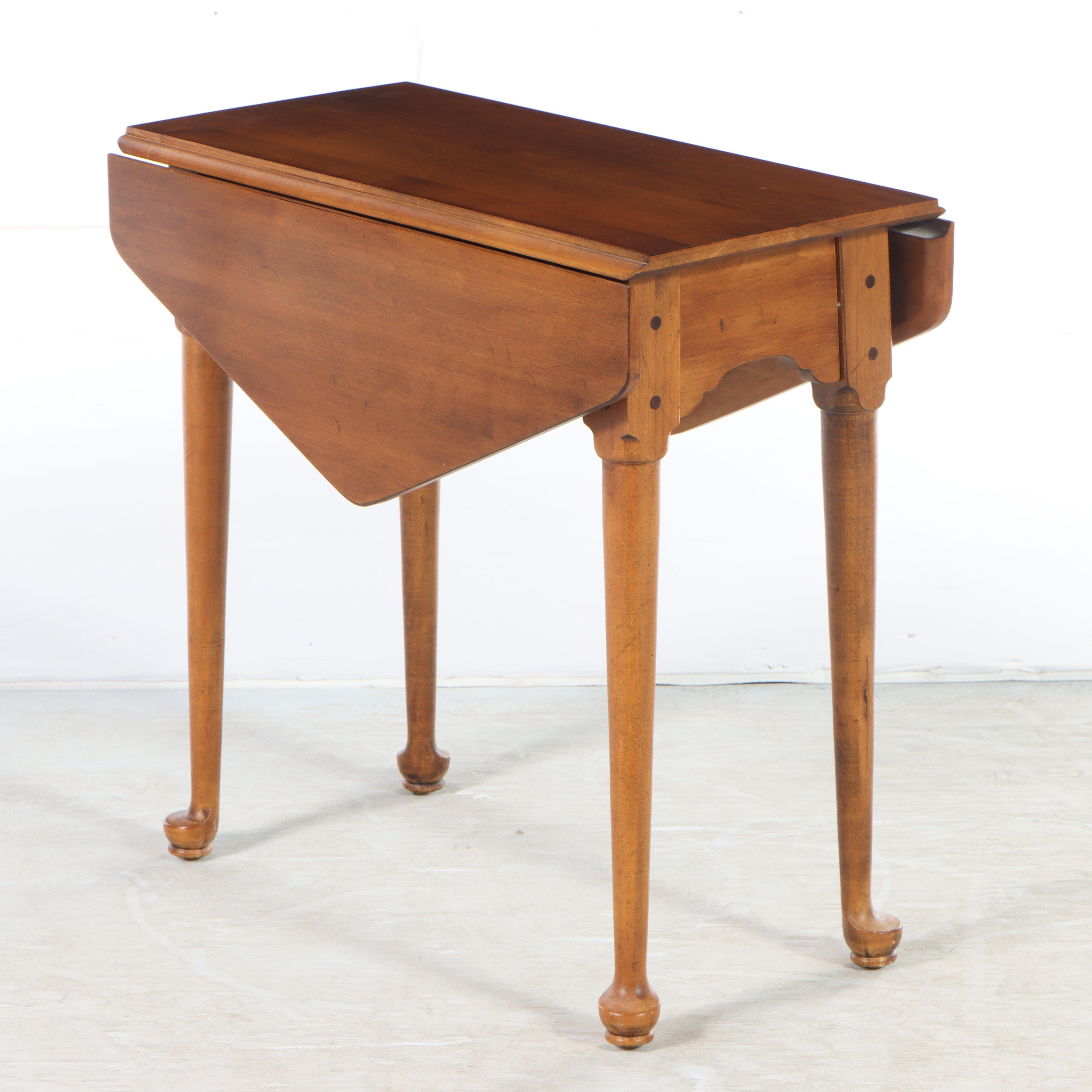 Ethan Allen "Circa" Maple Drop Leaf Side Table, Late 20th Century