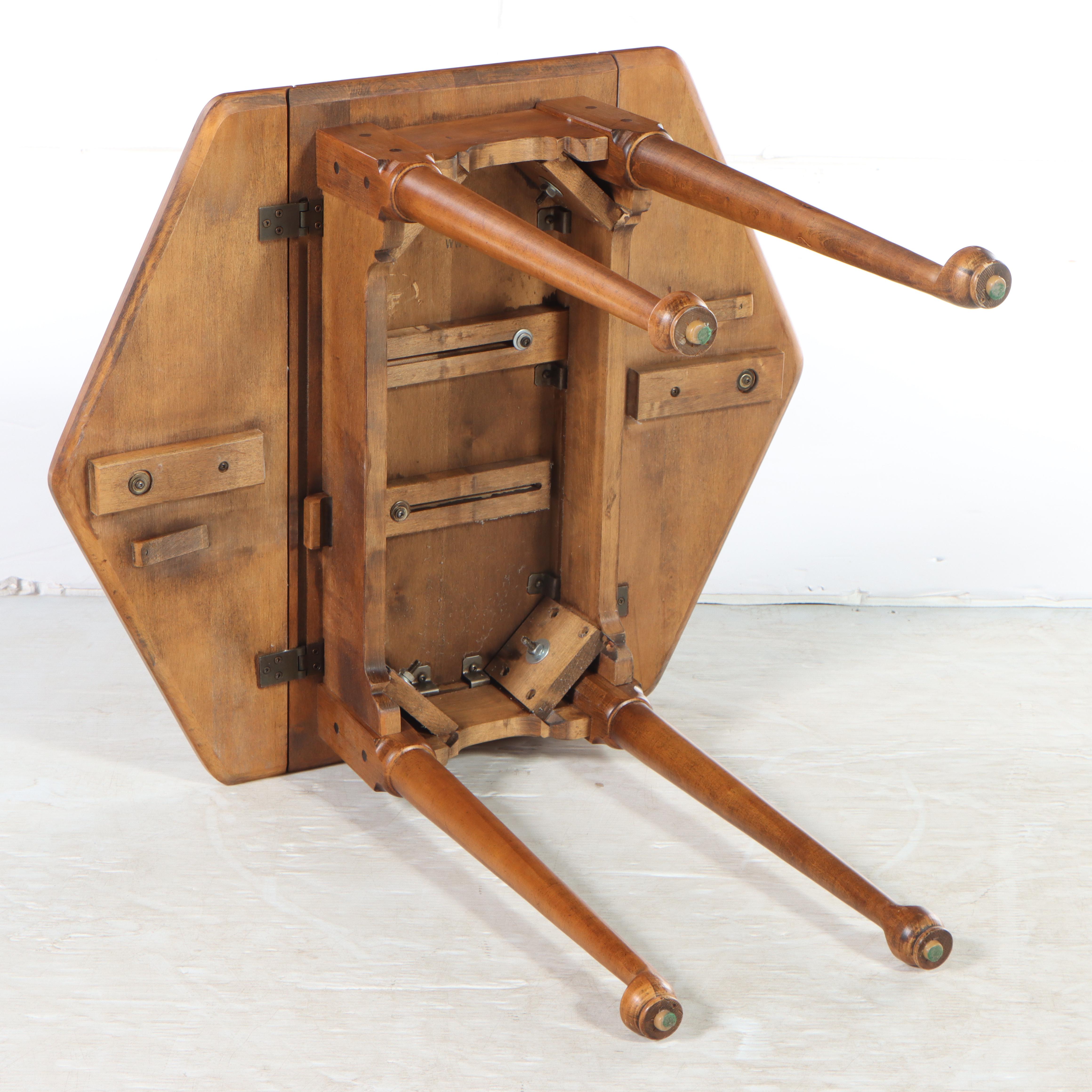 Ethan Allen "Circa" Maple Drop Leaf Side Table, Late 20th Century