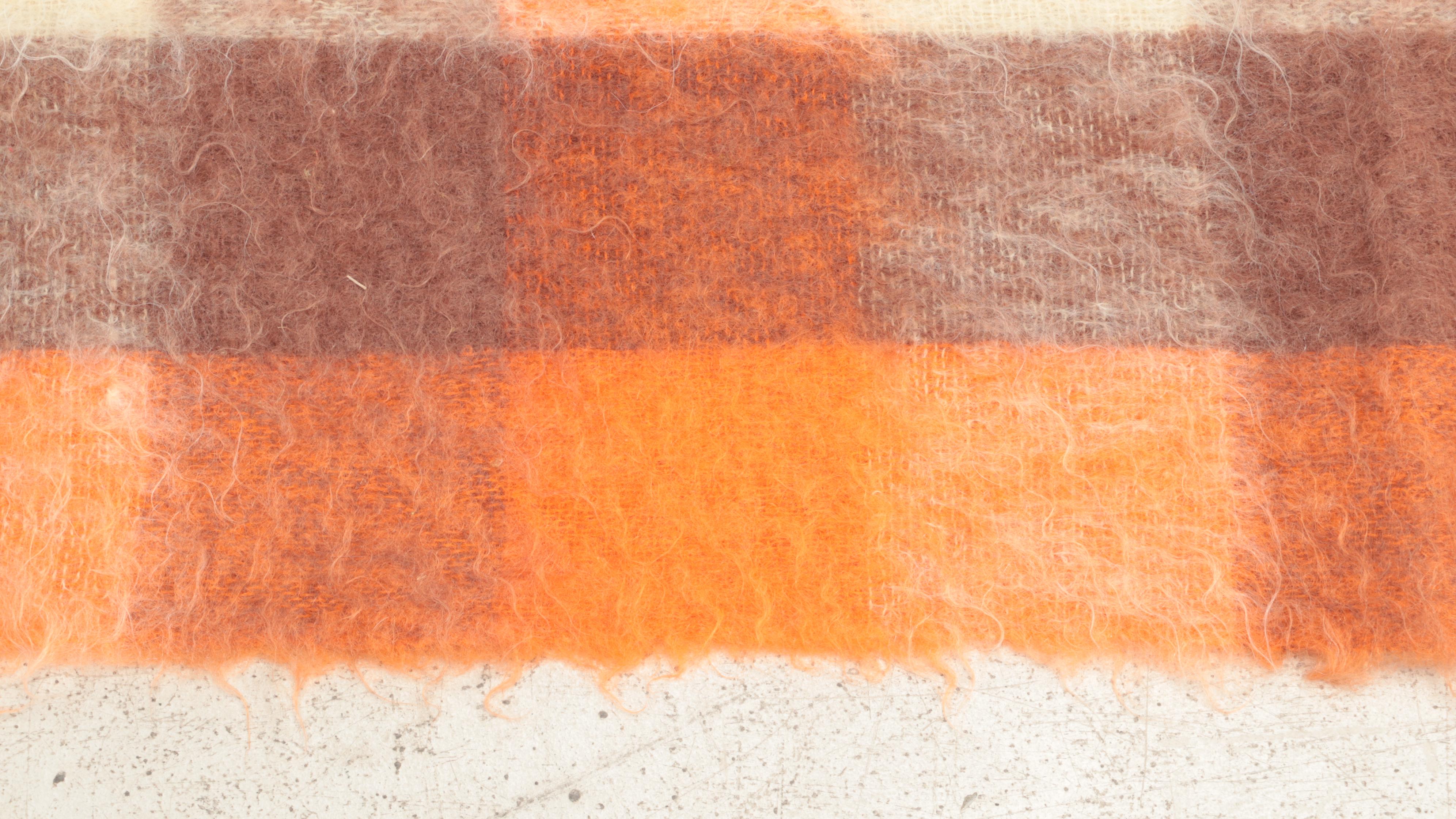 Hudson's Bay Company Scottish Mohair Check Throw Blanket