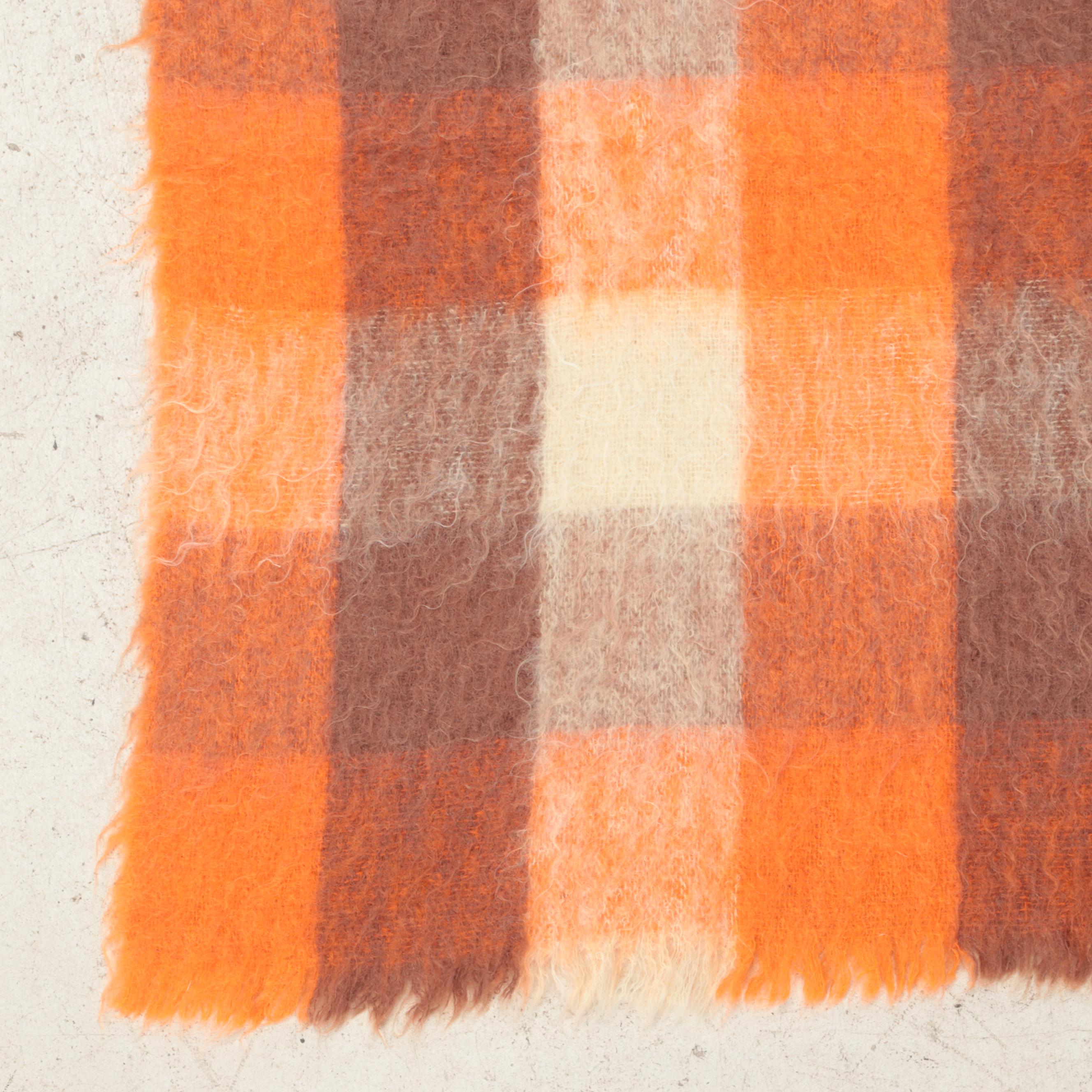 Hudson's Bay Company Scottish Mohair Check Throw Blanket