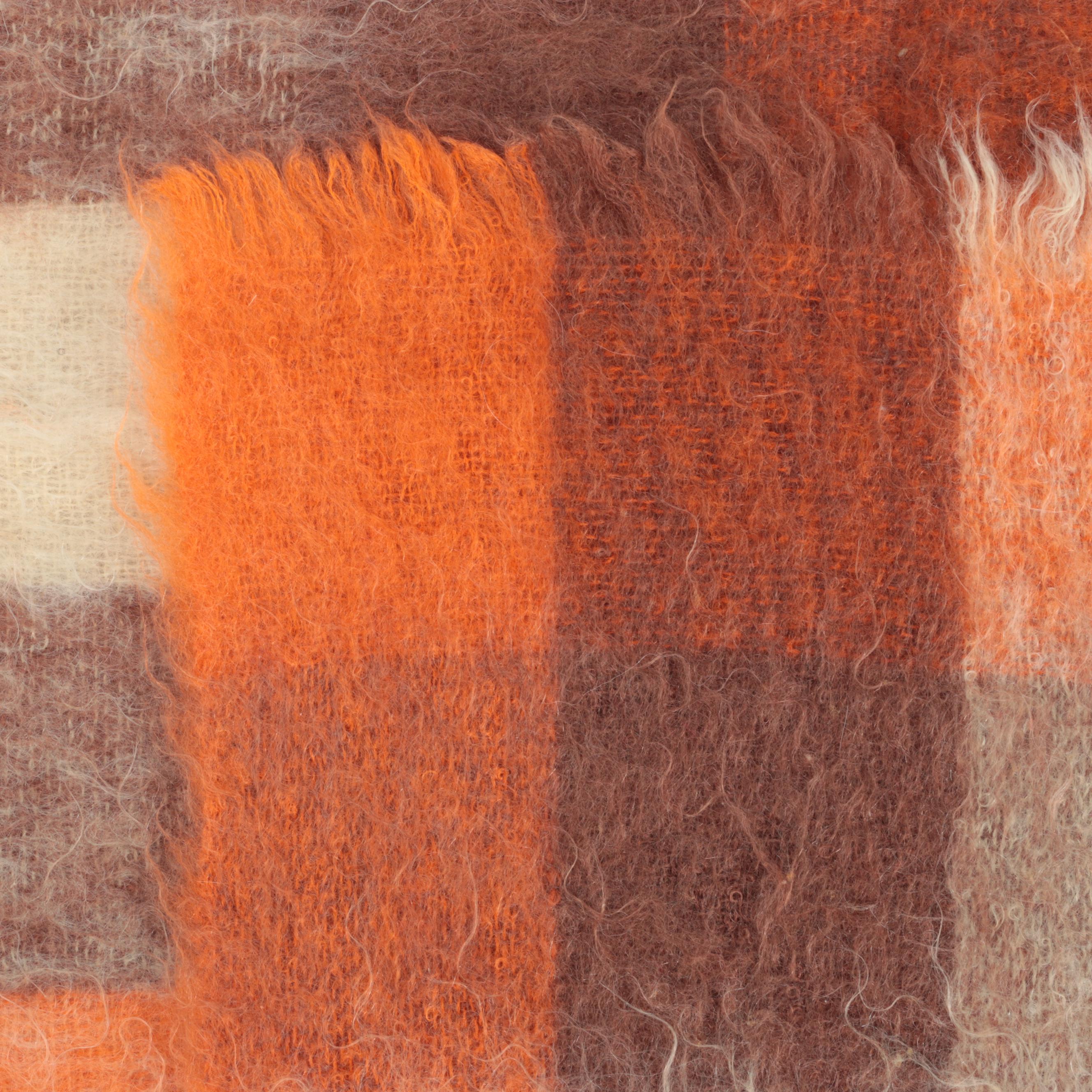 Hudson's Bay Company Scottish Mohair Check Throw Blanket