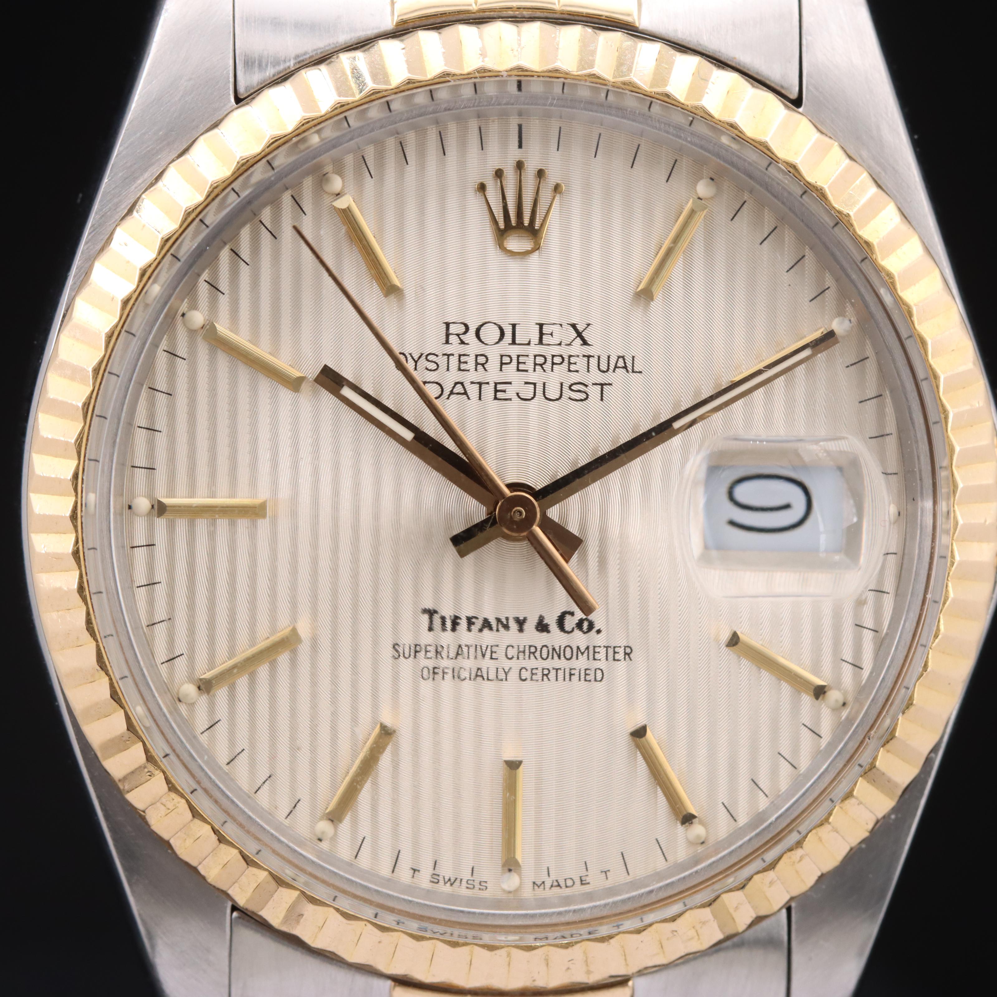 1985 Rolex Oyster Perpetual Datejust for Tiffany & Co. Watch