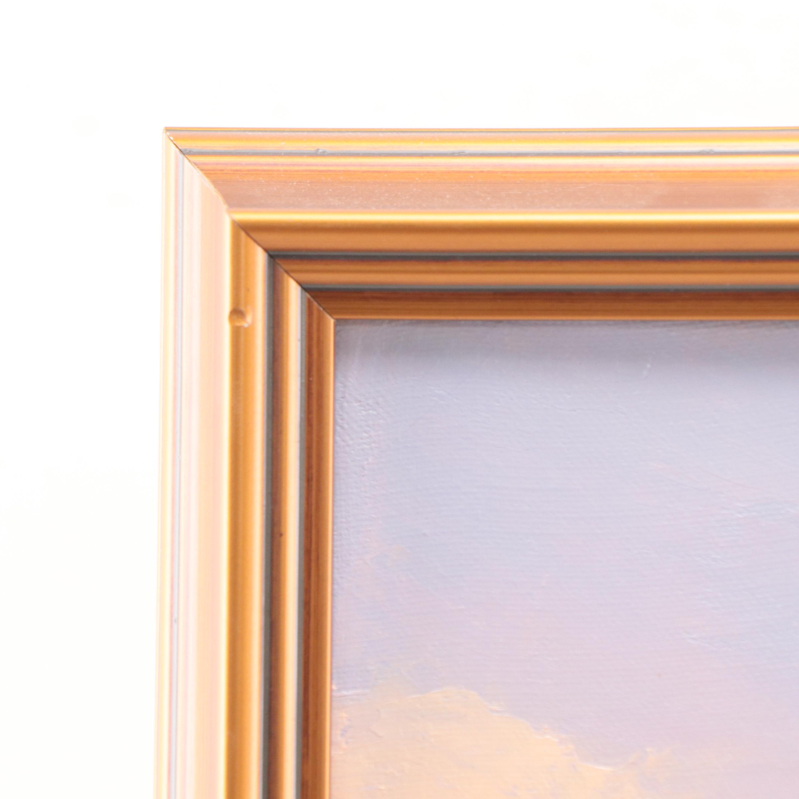 John Loo Arizona Desert Landscape Oil Painting