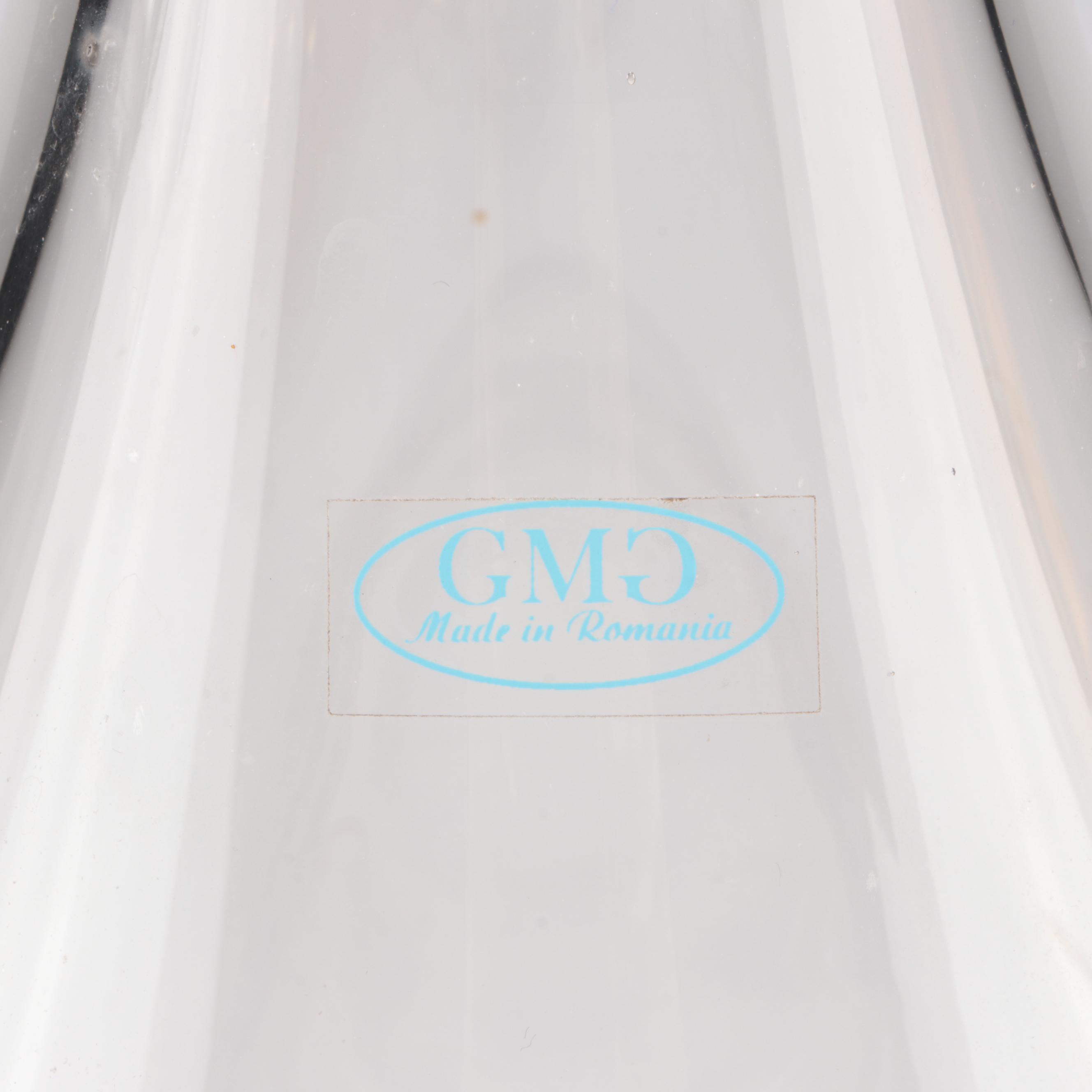 Crystal Tilted Whiskey with Other Glass Decanters