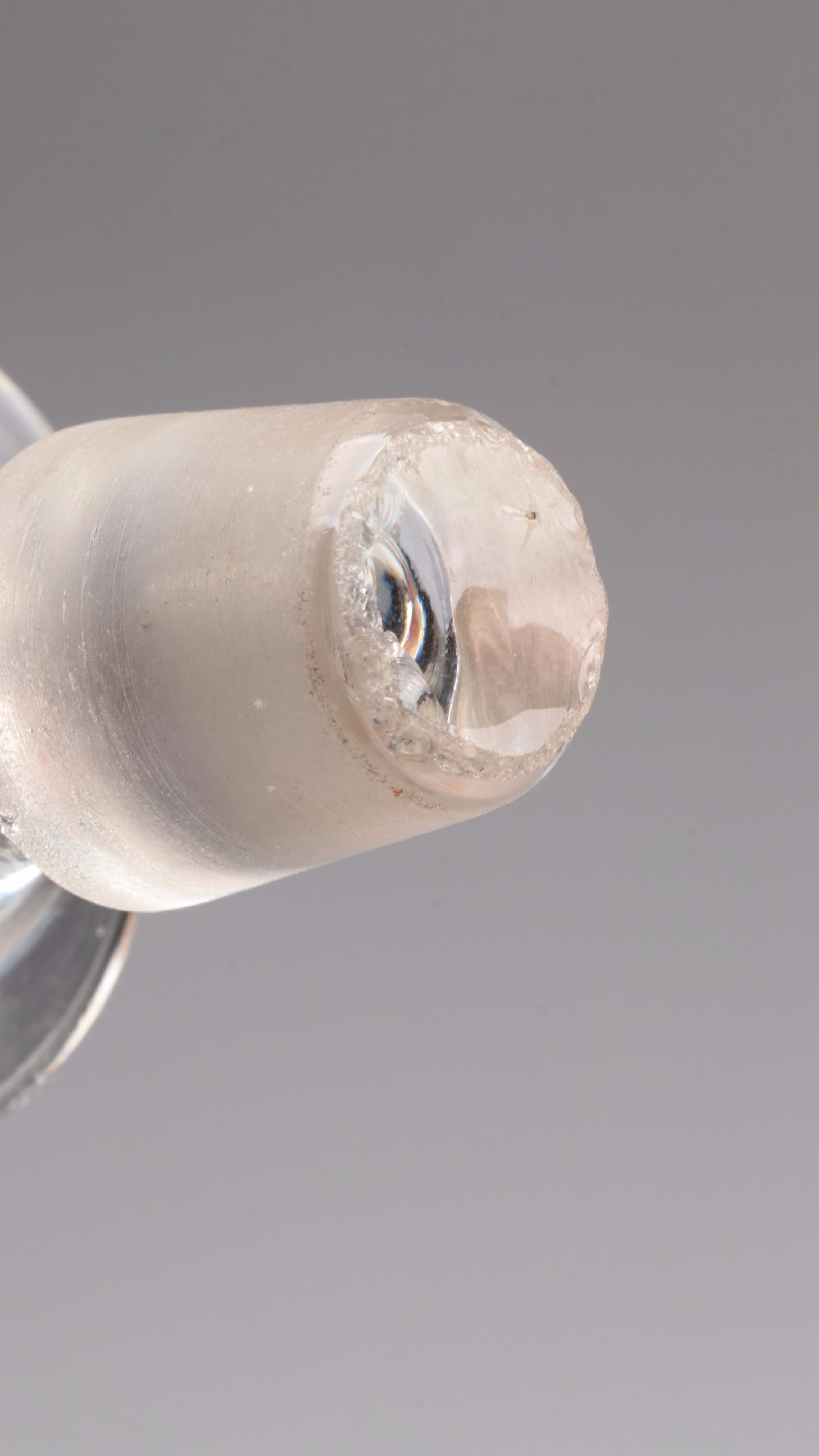 Crystal Tilted Whiskey with Other Glass Decanters