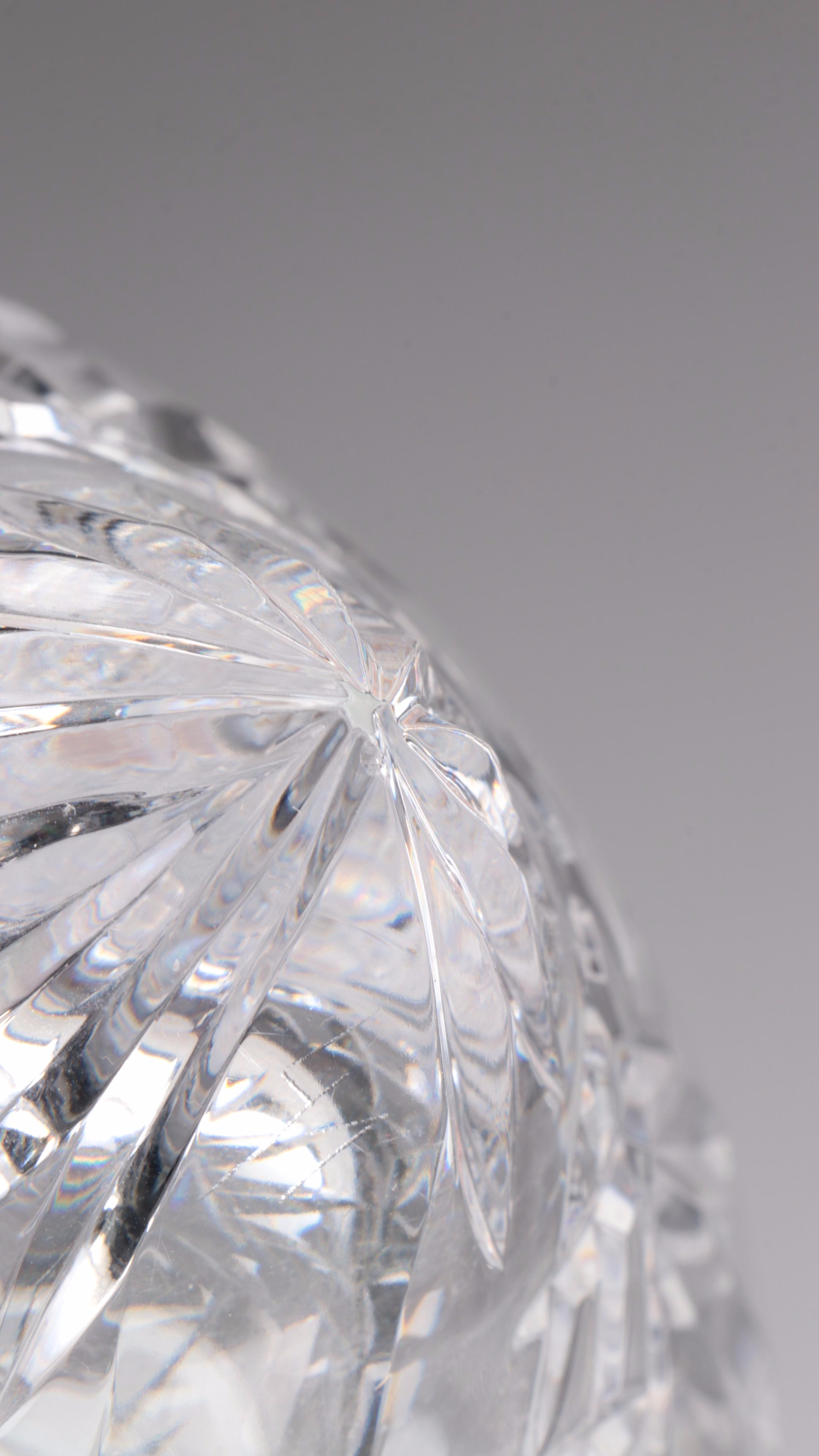 Crystal Tilted Whiskey with Other Glass Decanters