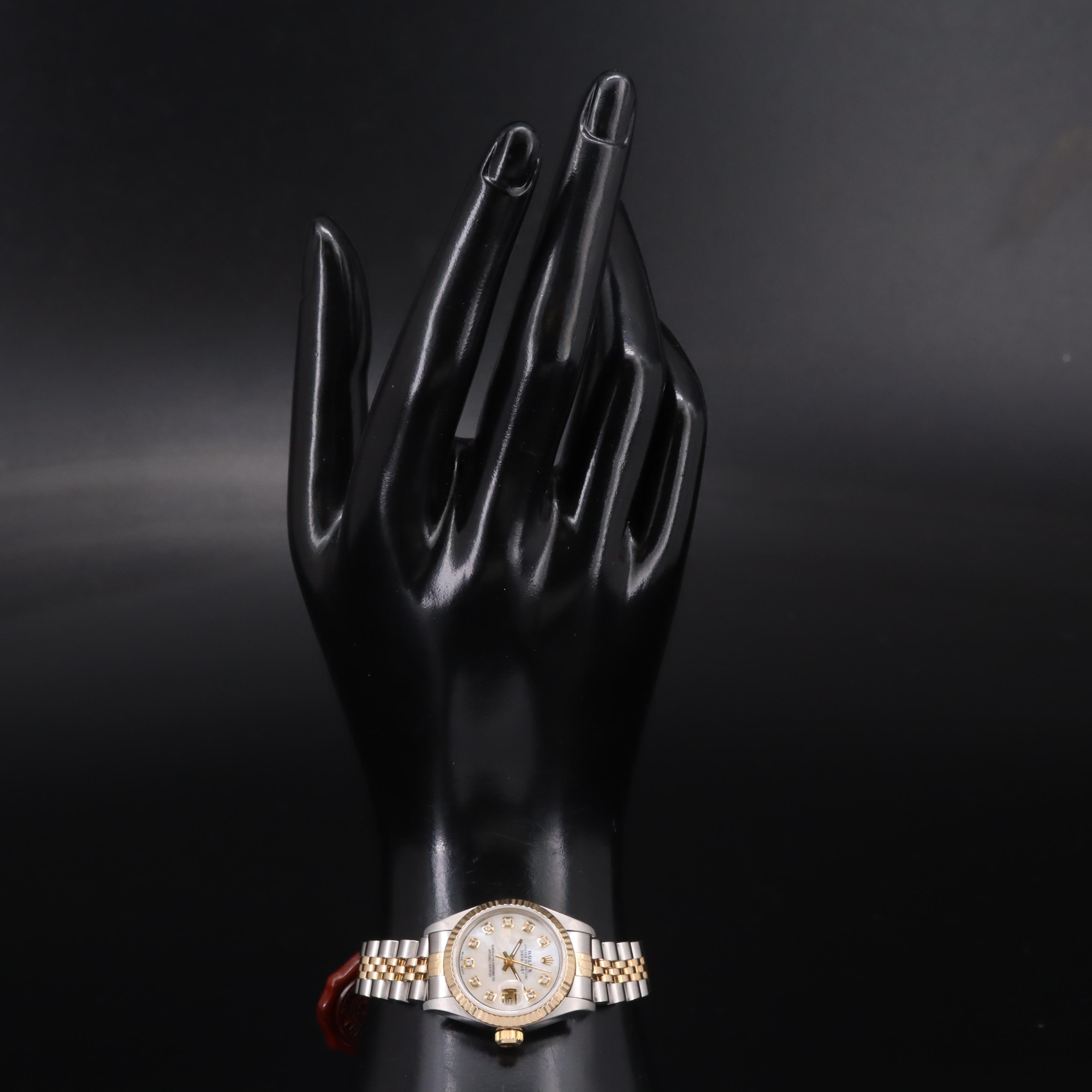 1993 - 1994 Rolex Oyster Perpetual Datejust 18K and Stainless Steel Watch