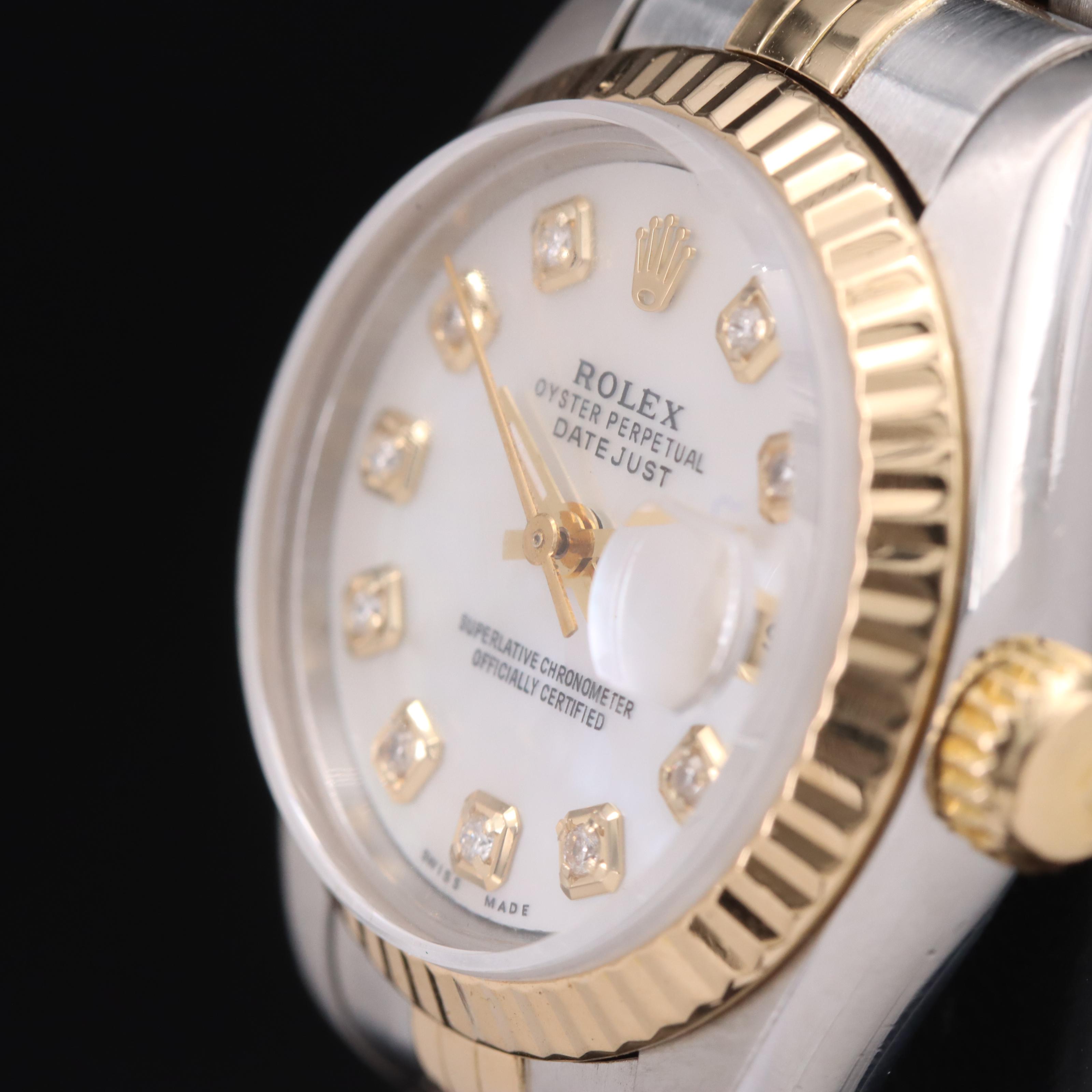 1993 - 1994 Rolex Oyster Perpetual Datejust 18K and Stainless Steel Watch