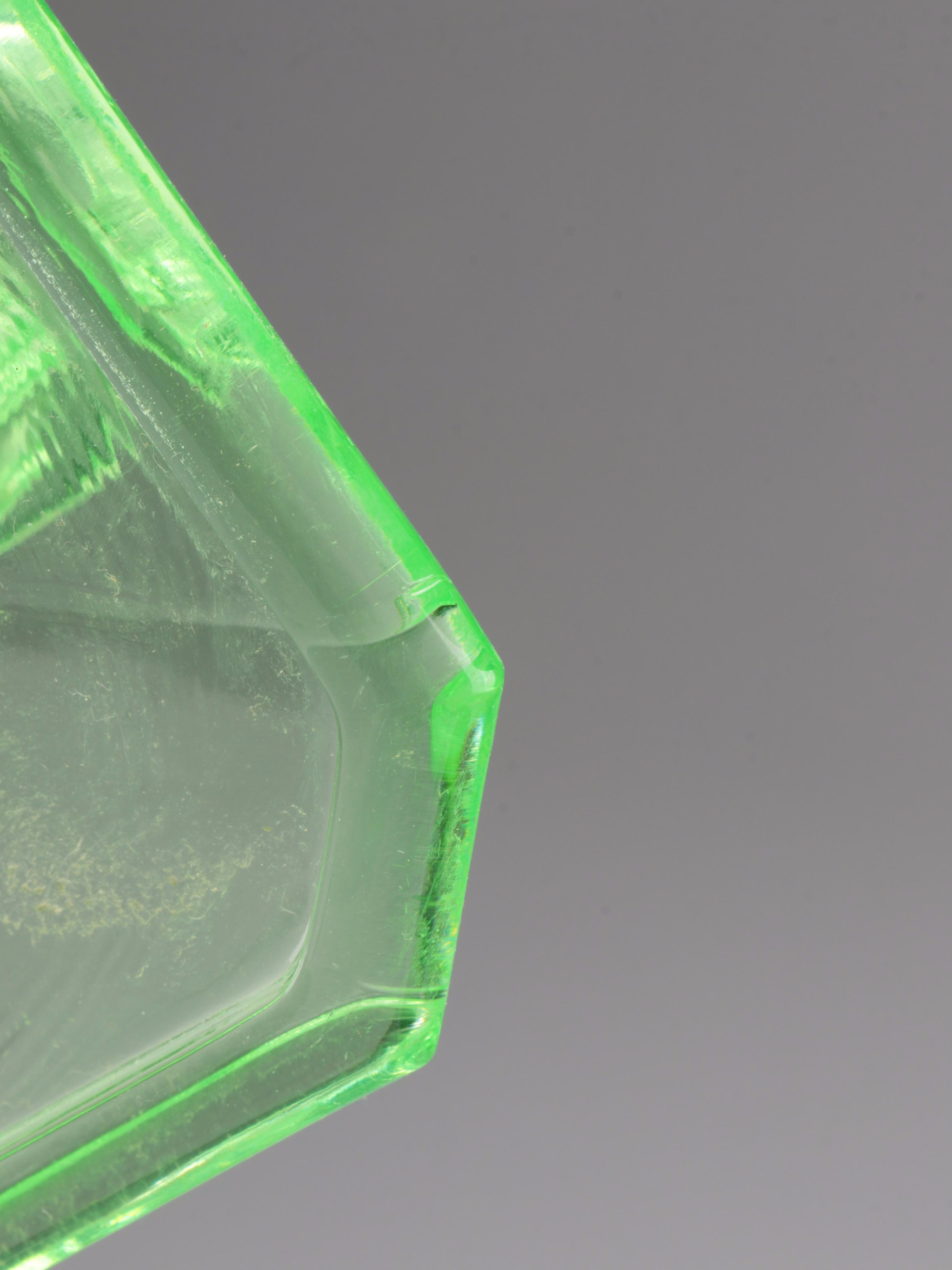 Hazel Atlas with Other Uranium and Clear Glass Canisters and Tableware