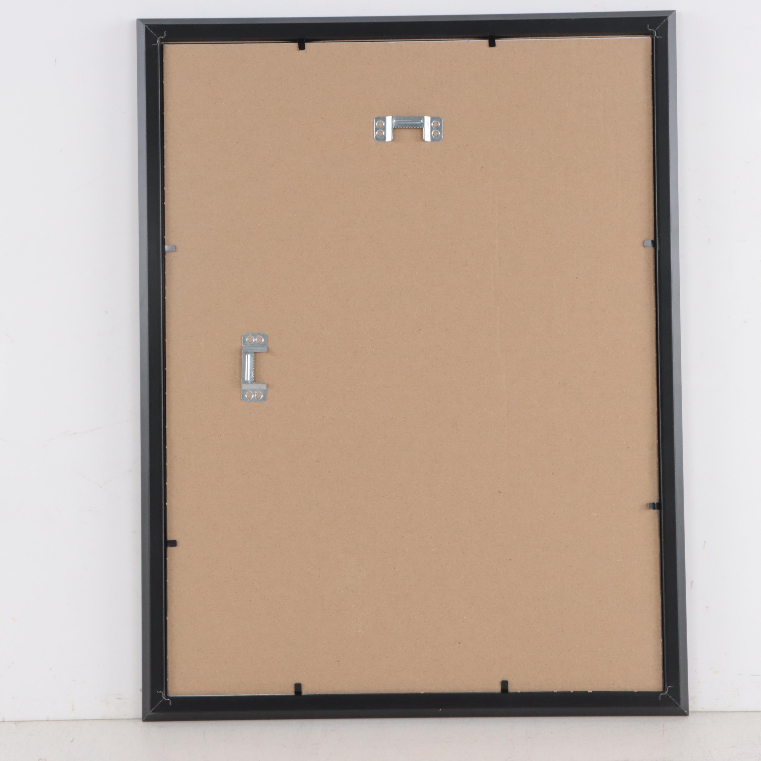 Ricardo Maya Portrait Mixed Media Painting, 21st Century