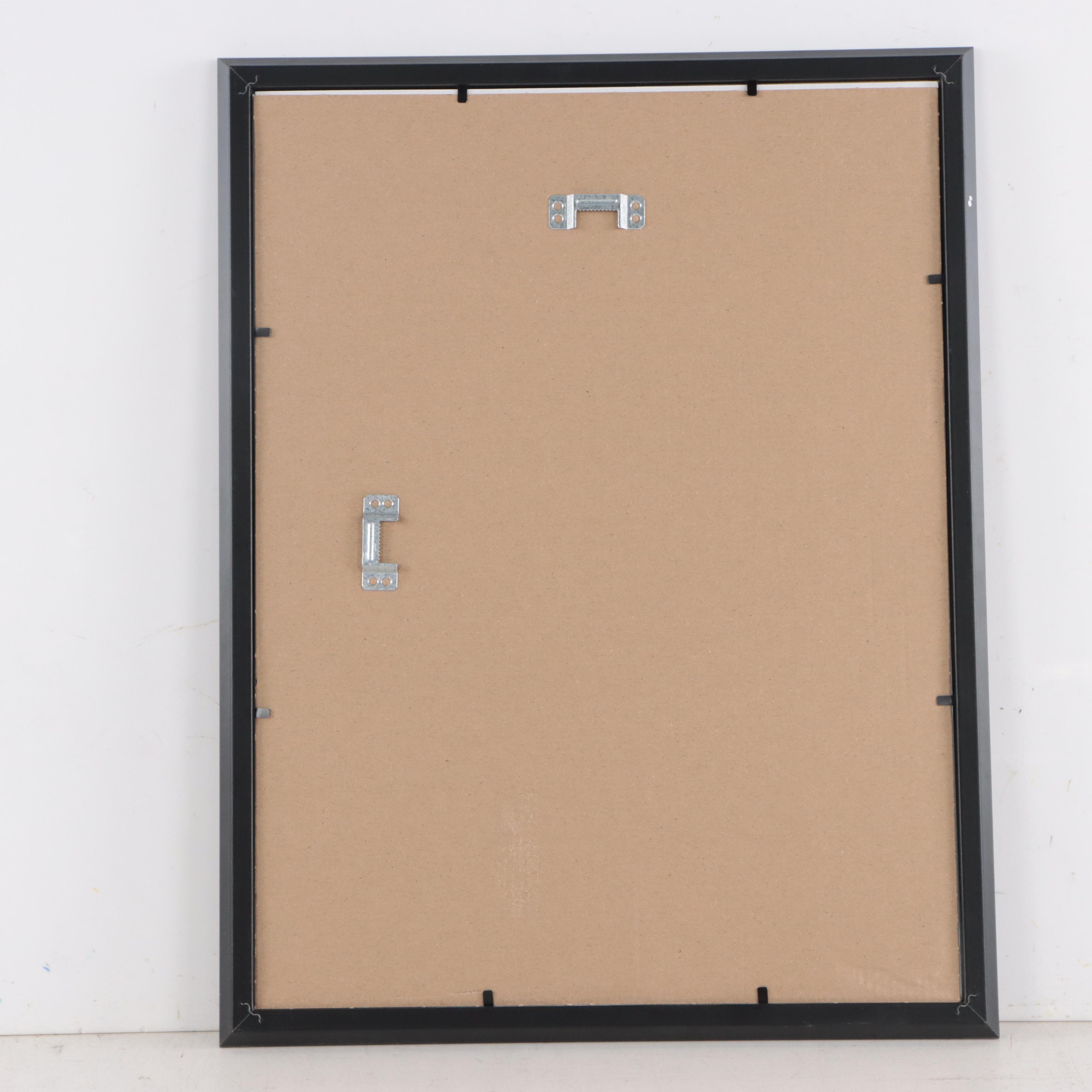 Ricardo Maya Portrait Mixed Media Painting, 21st Century