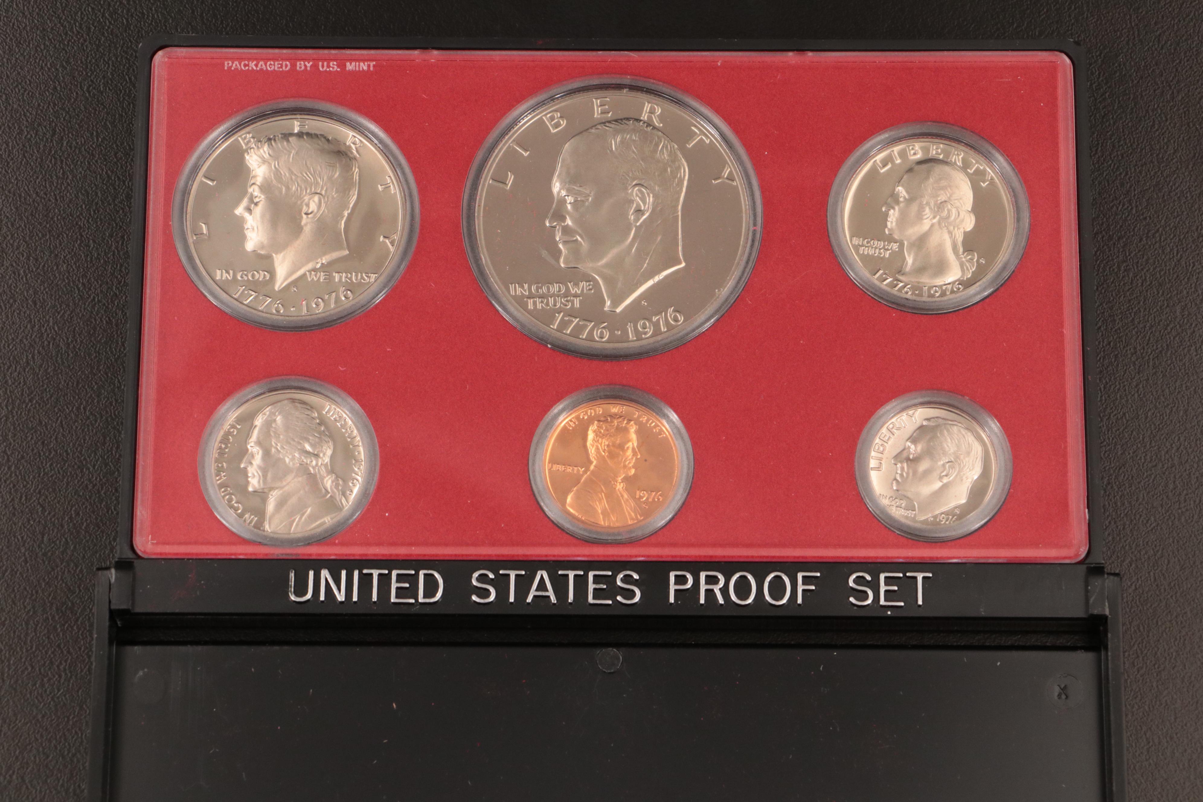 Ten U.S. Mint Proof Sets with Special Mint Set