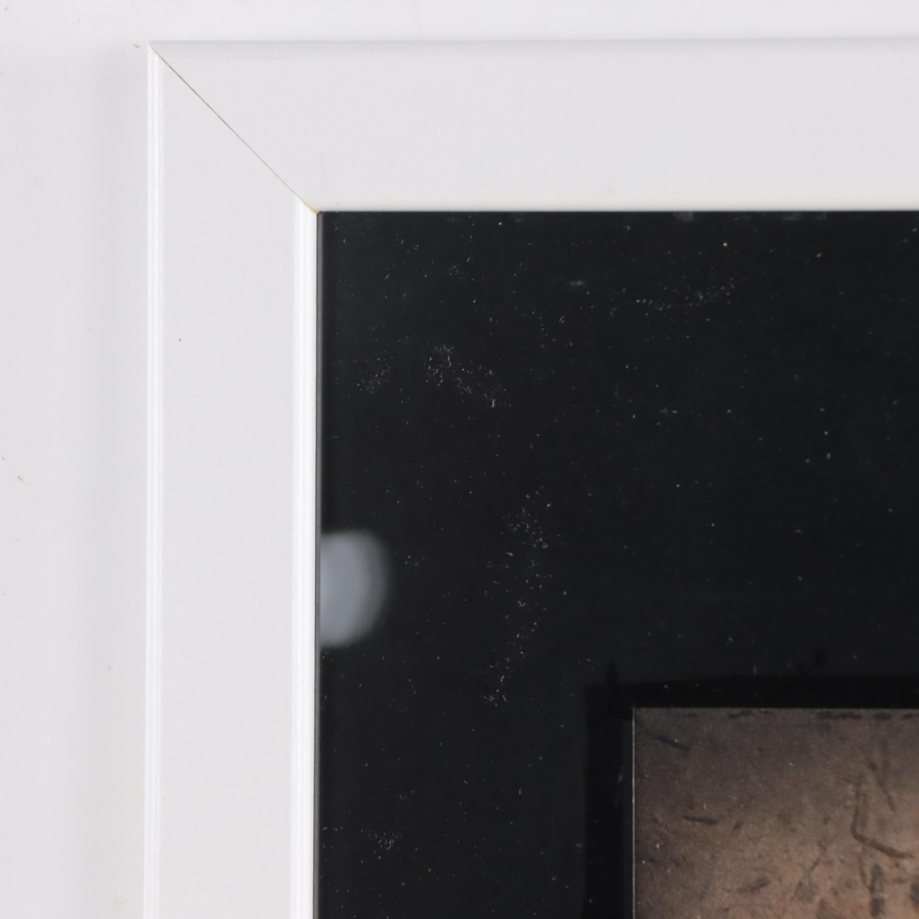 Ricardo Maya Portrait Mixed Media Painting, 21st Century