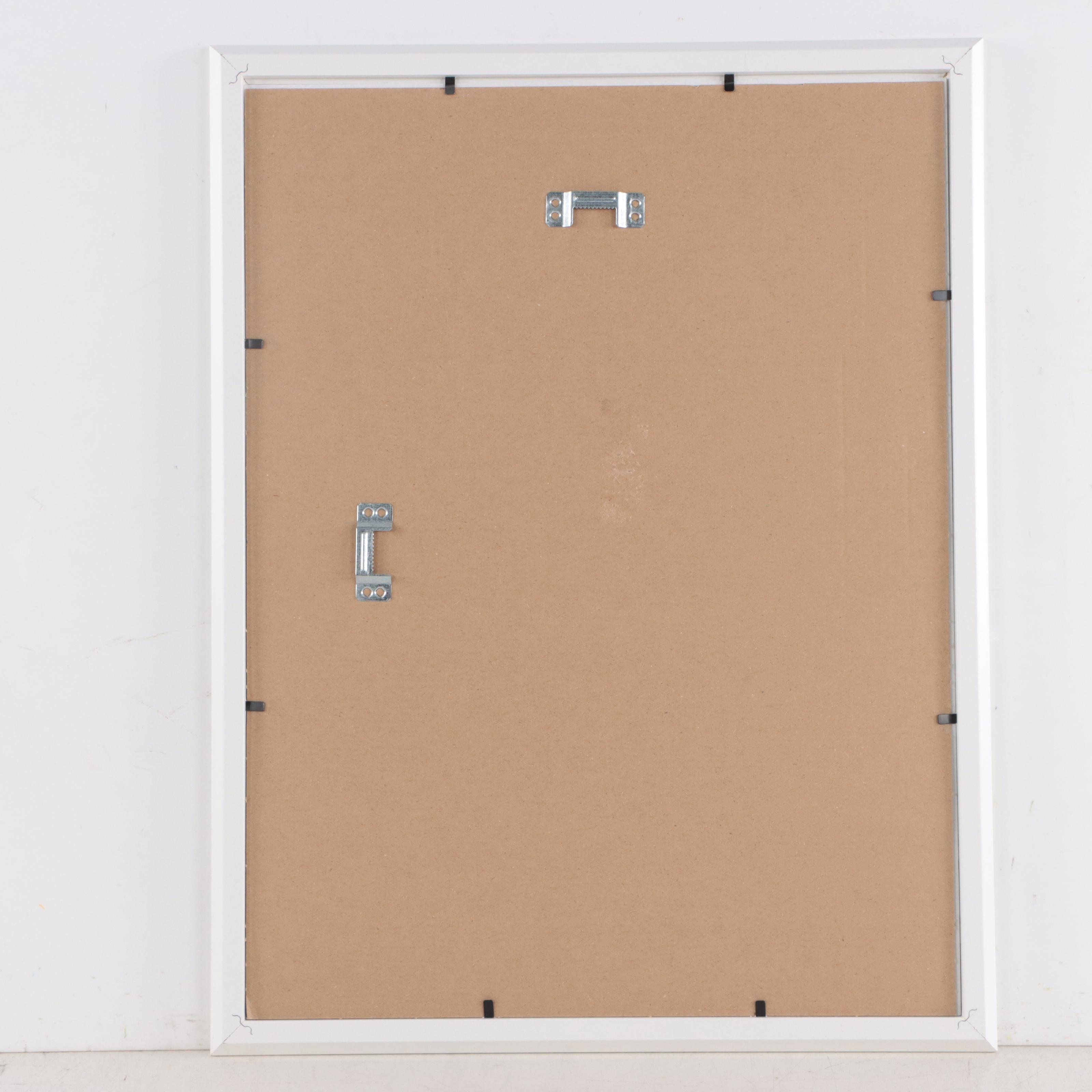 Ricardo Maya Portrait Mixed Media Painting, 21st Century