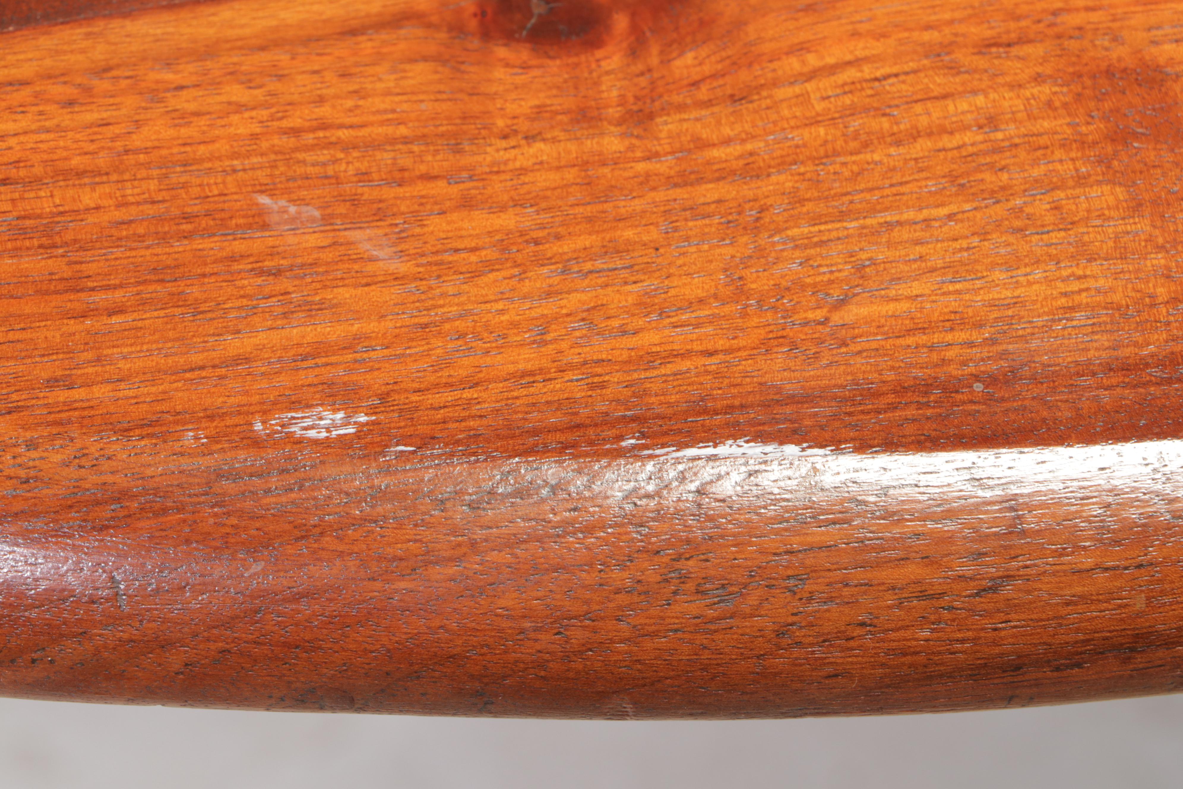 American Primitive Walnut Drop Leaf Extending Dining Table