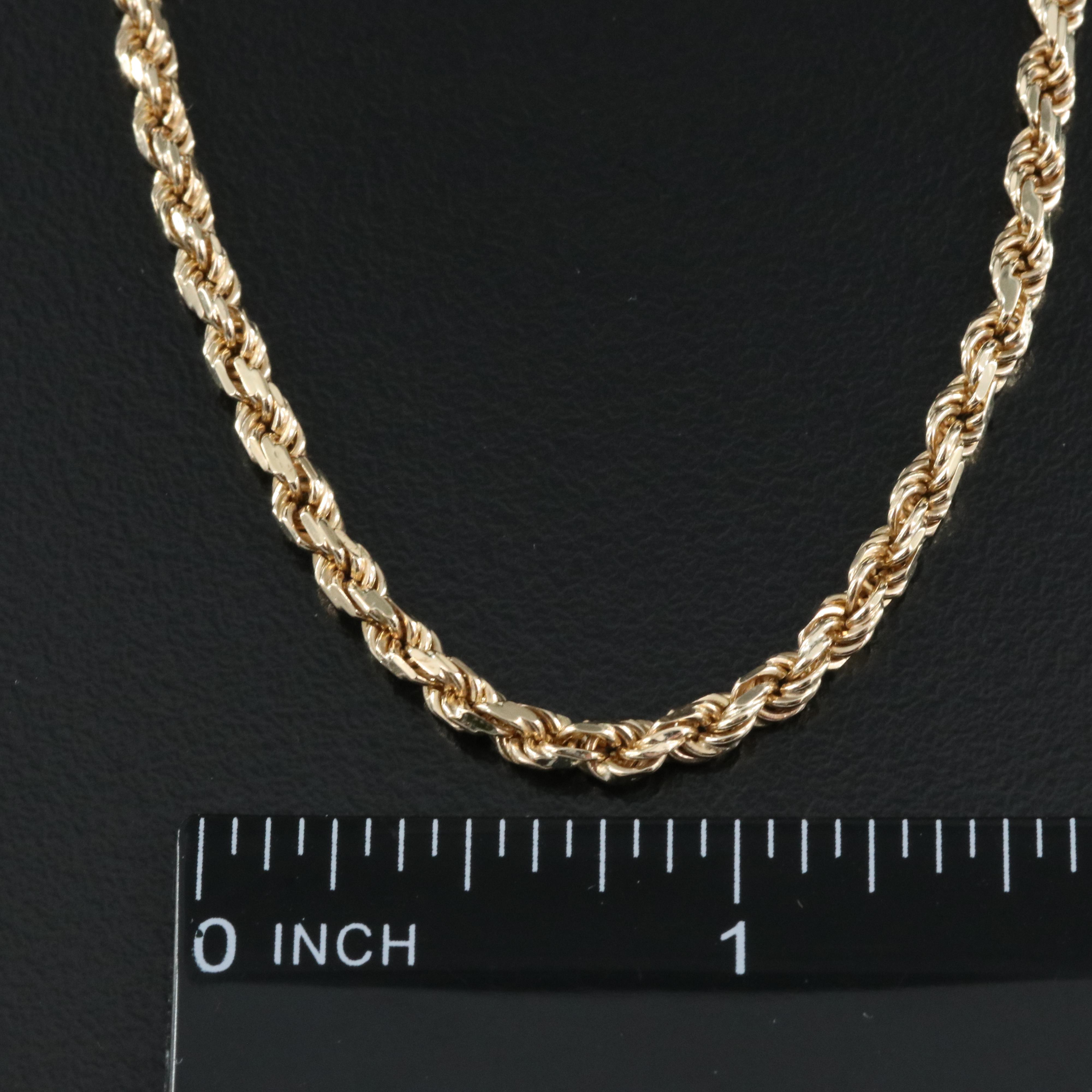 14K Rope Chain