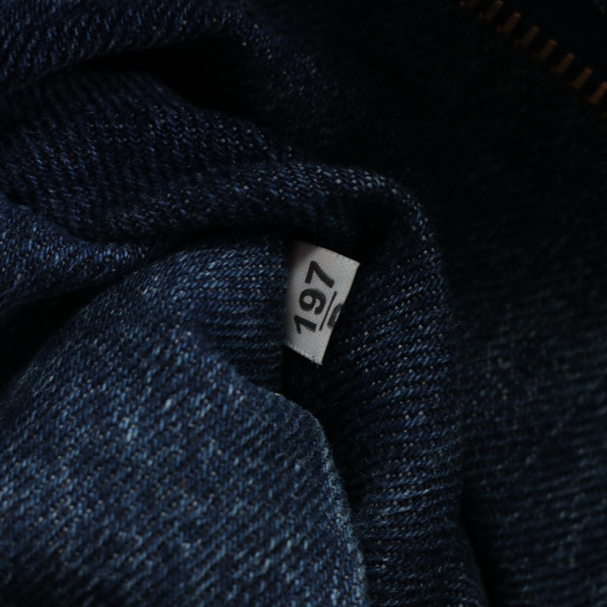 Prada Logo Tote in Blue Faded Denim