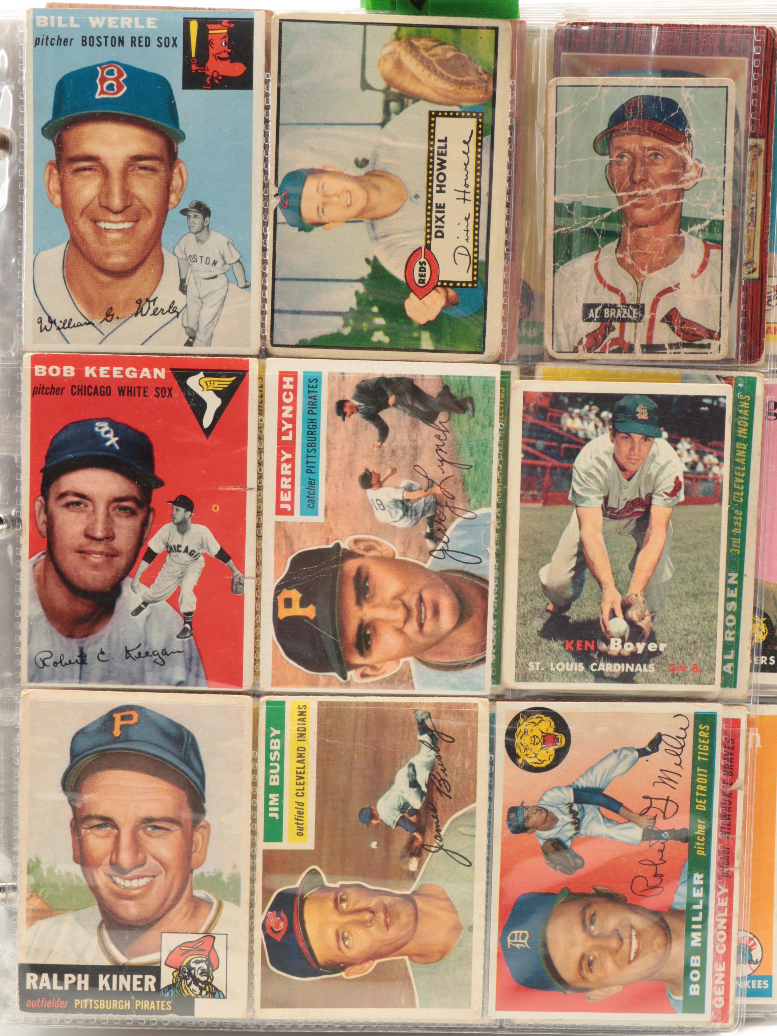 Topps, Bowman Baseball Cards Including Koufax, Brock, Rookies, More, 1950s–1960s