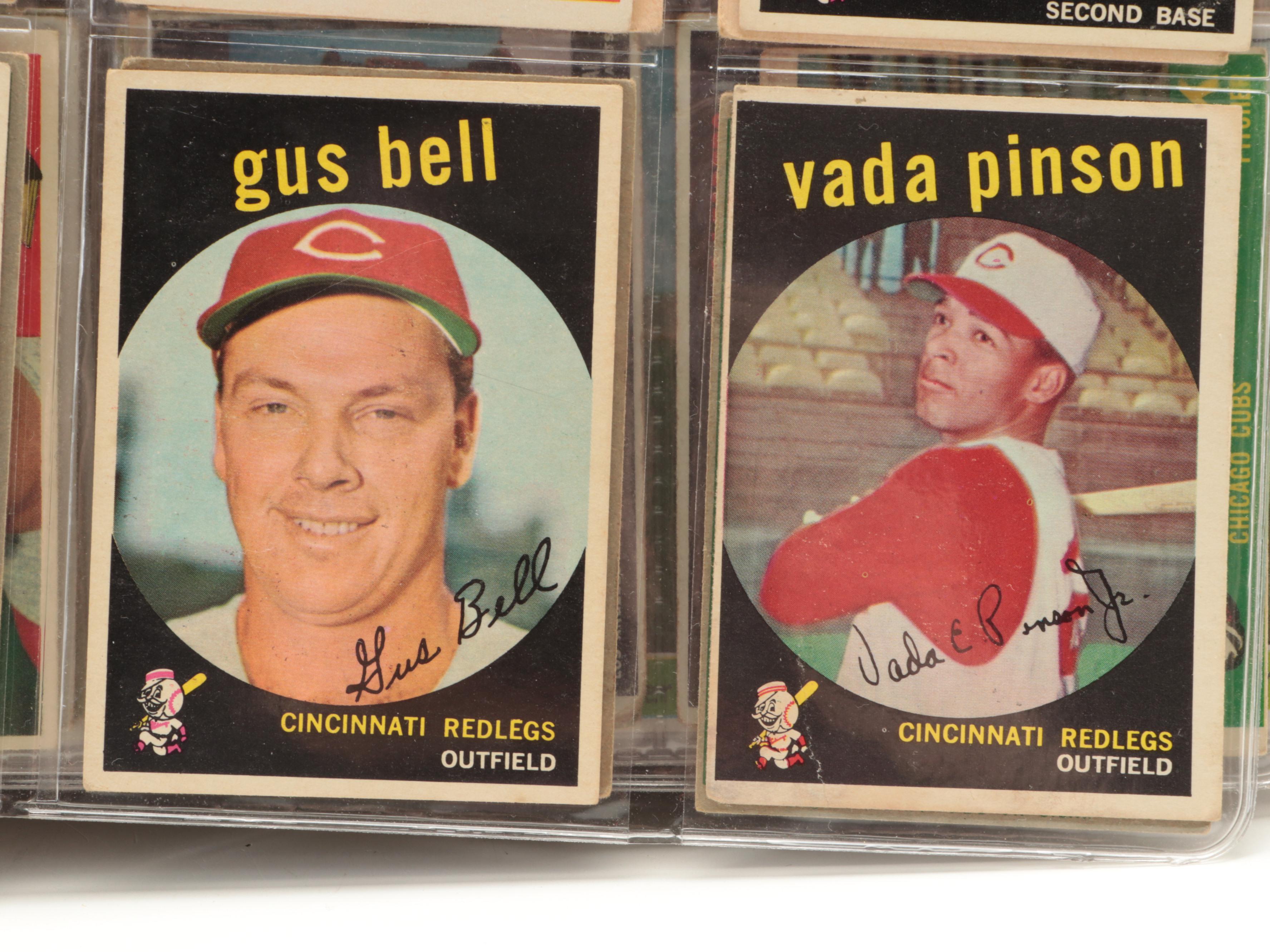 Topps, Bowman Baseball Cards Including Koufax, Brock, Rookies, More, 1950s–1960s