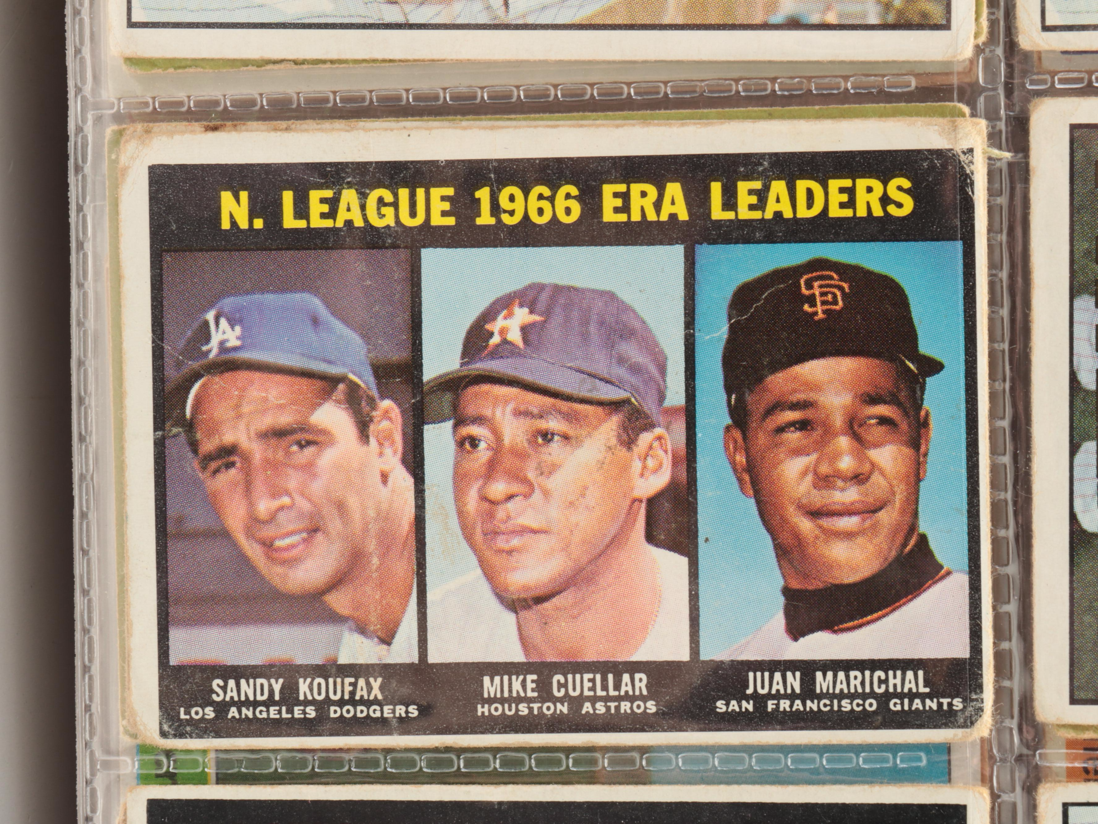 Topps, Bowman Baseball Cards Including Koufax, Brock, Rookies, More, 1950s–1960s