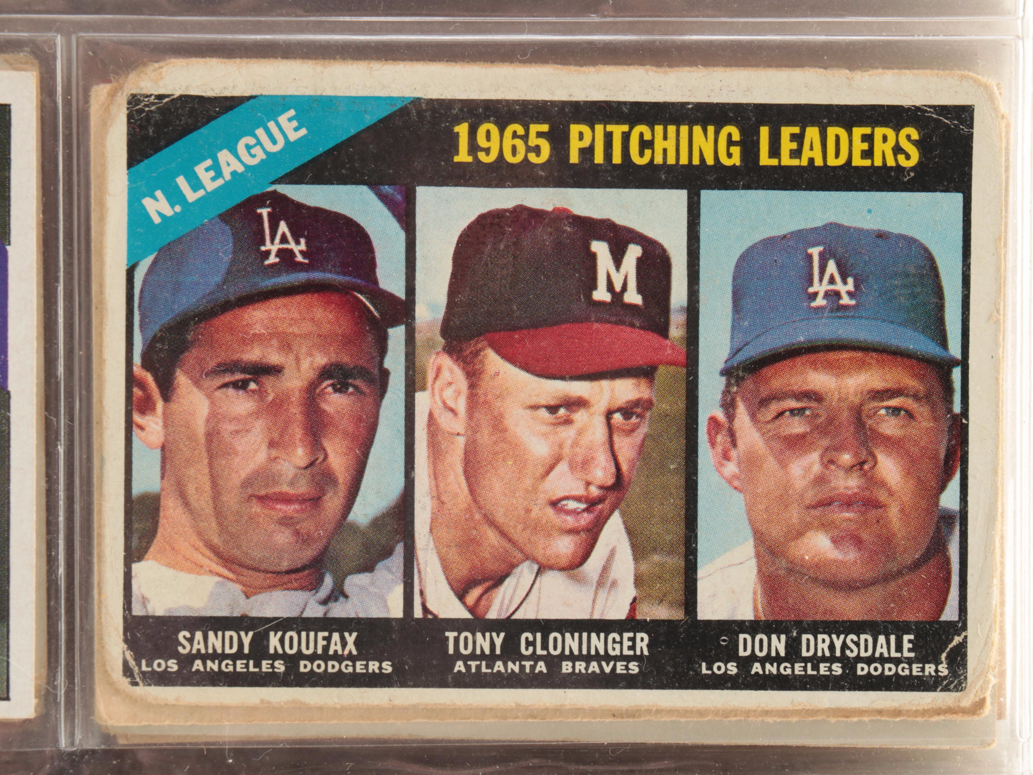 Topps, Bowman Baseball Cards Including Koufax, Brock, Rookies, More, 1950s–1960s