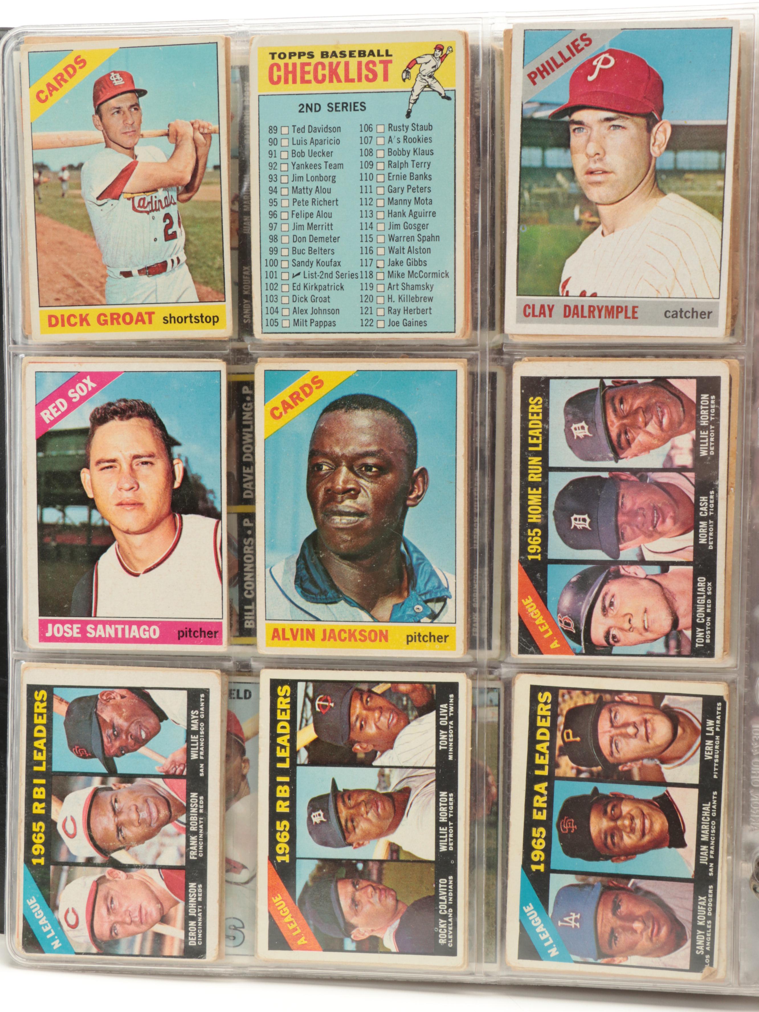 Topps, Bowman Baseball Cards Including Koufax, Brock, Rookies, More, 1950s–1960s