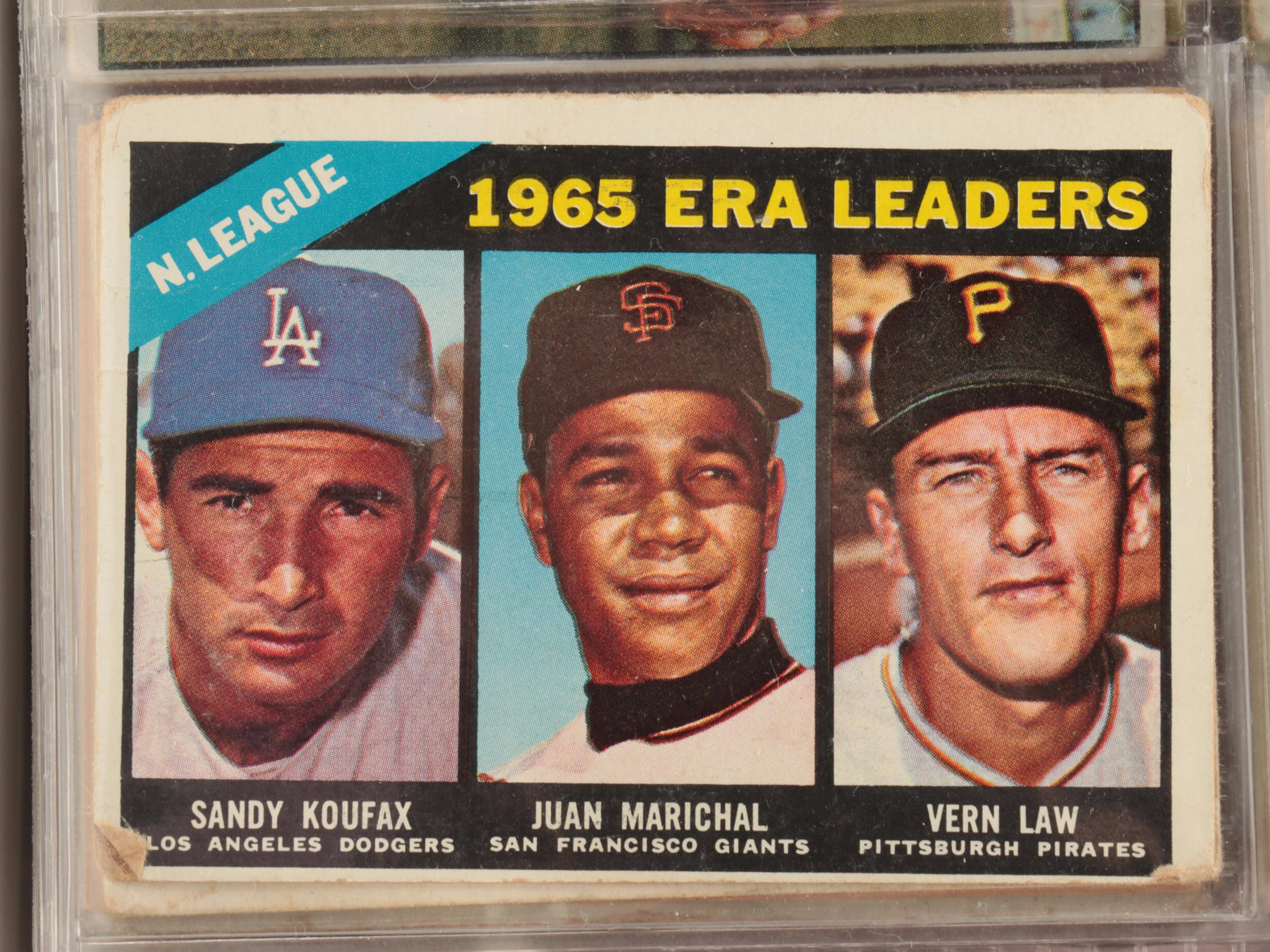 Topps, Bowman Baseball Cards Including Koufax, Brock, Rookies, More, 1950s–1960s