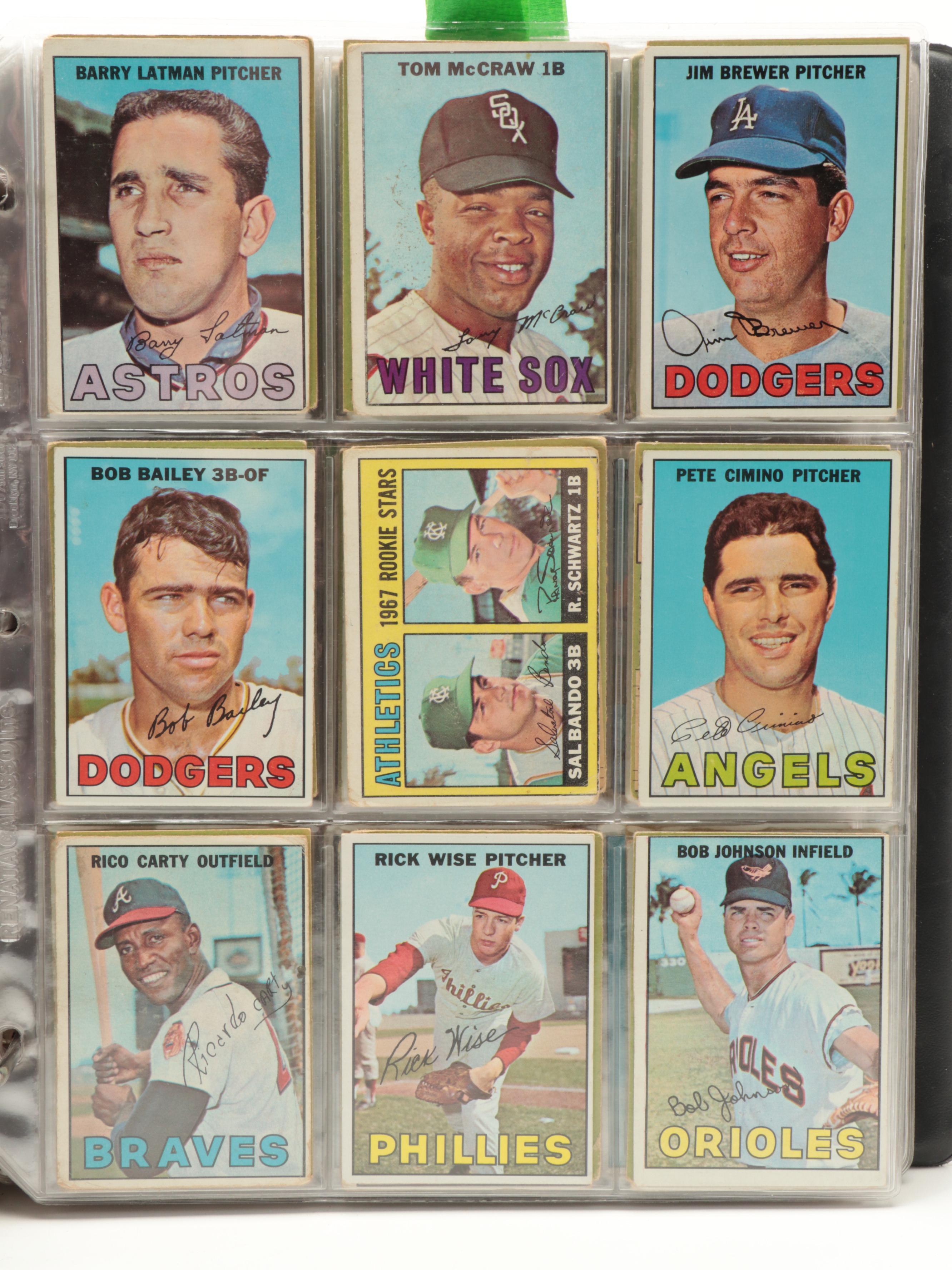 Topps, Bowman Baseball Cards Including Koufax, Brock, Rookies, More, 1950s–1960s
