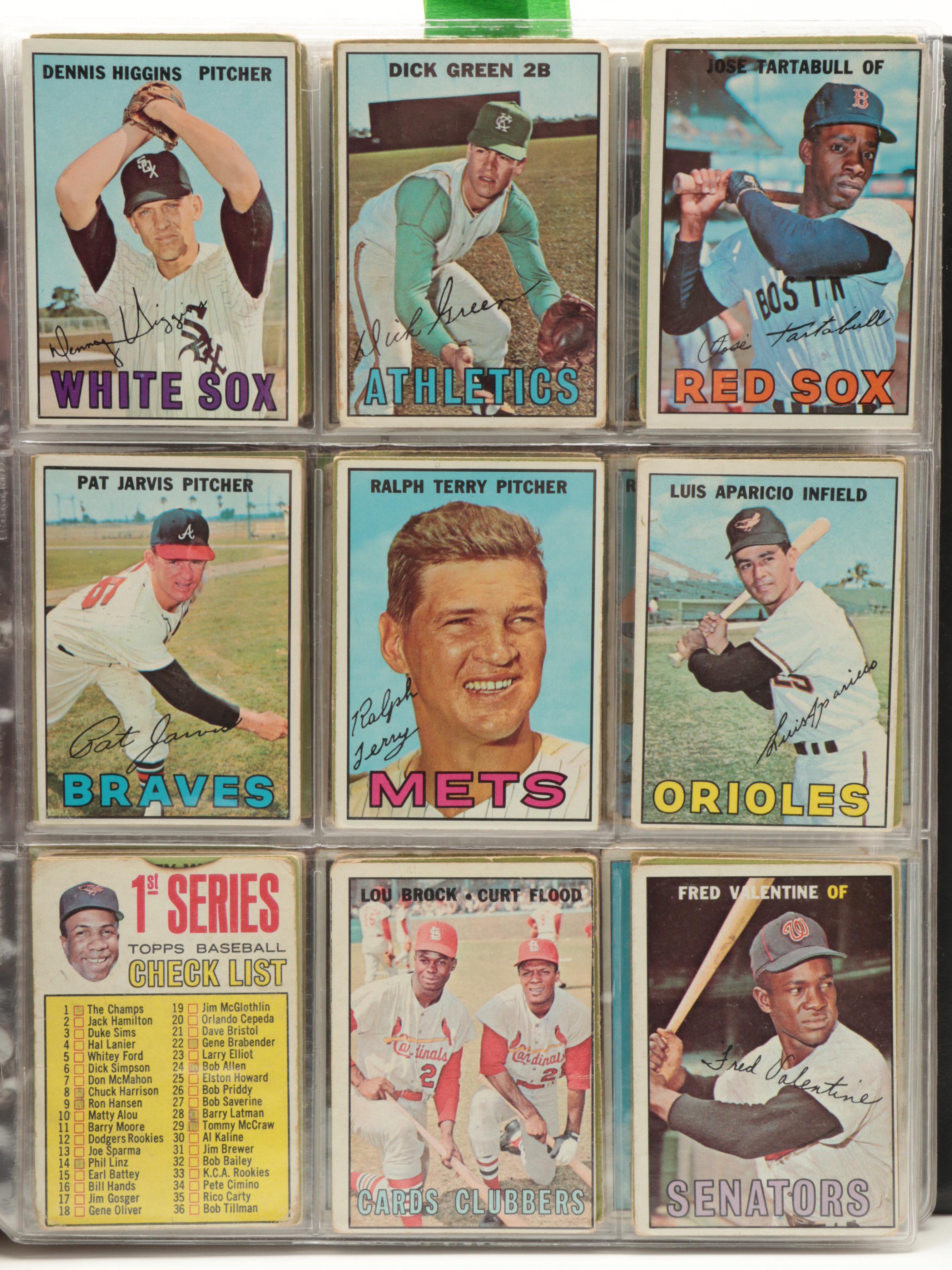 Topps, Bowman Baseball Cards Including Koufax, Brock, Rookies, More, 1950s–1960s