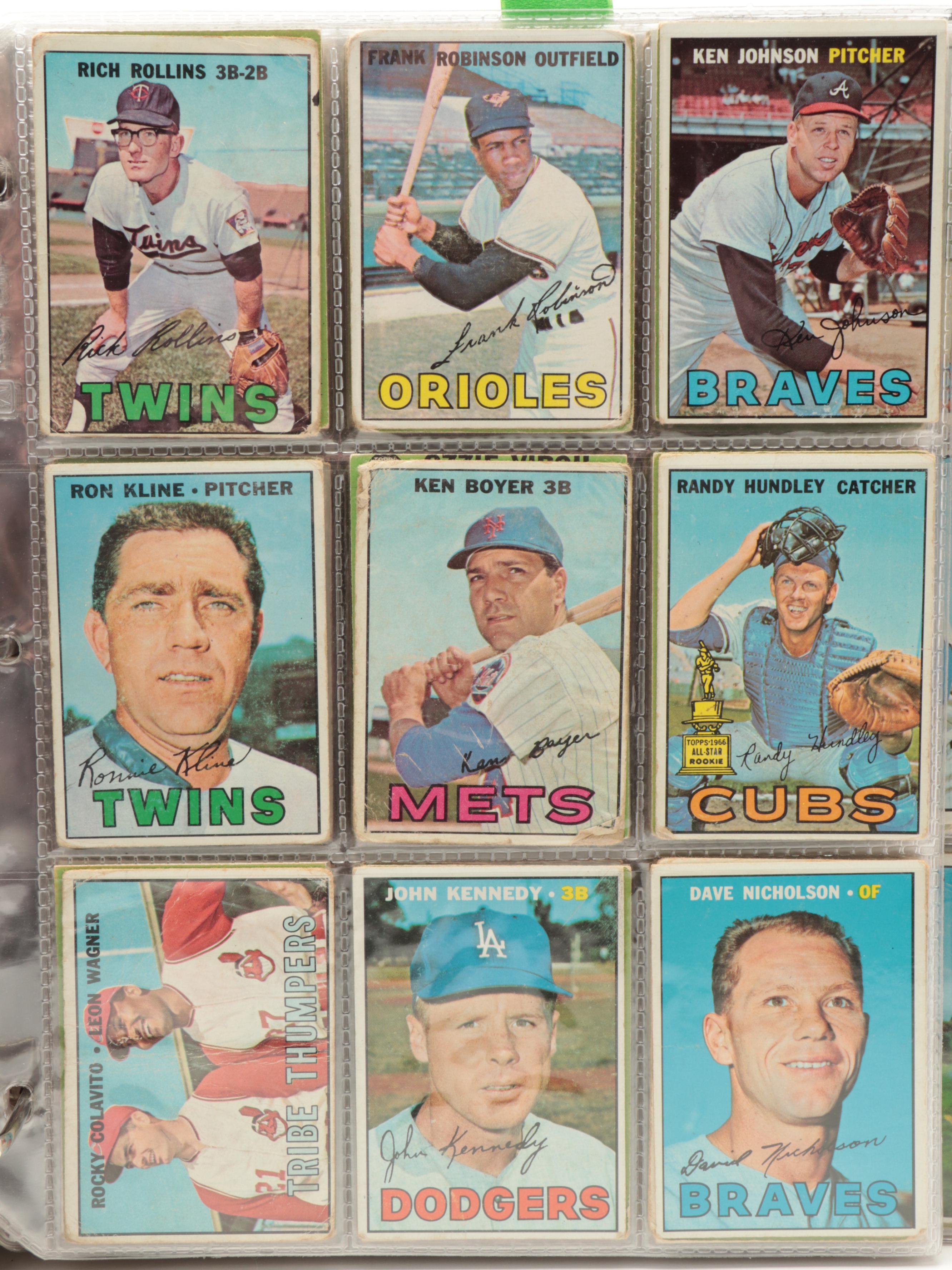 Topps, Bowman Baseball Cards Including Koufax, Brock, Rookies, More, 1950s–1960s